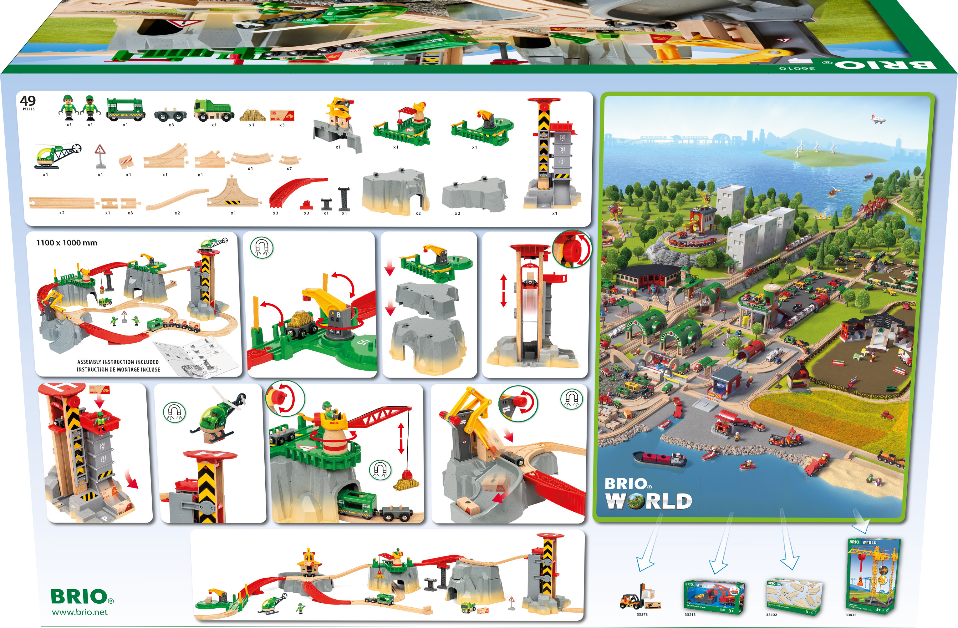BRIO Railway 36010 Vuoriston rahtisetti