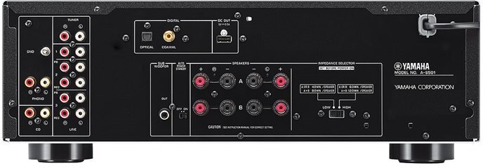 Yamaha A-S501 -stereovahvistin, musta