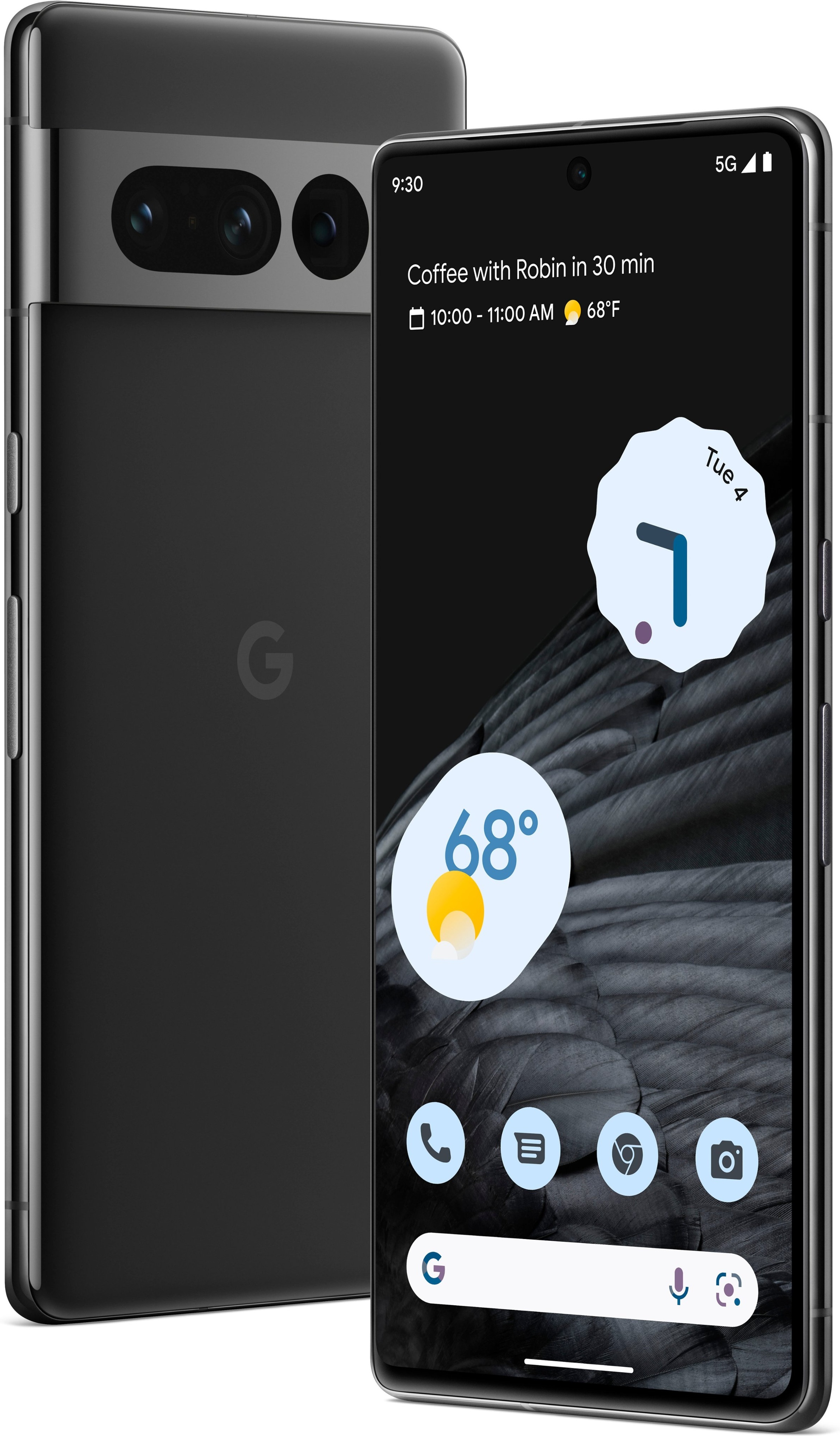 Google Pixel 7 Pro 5G -puhelin, 128/12 Gt, Obsidian