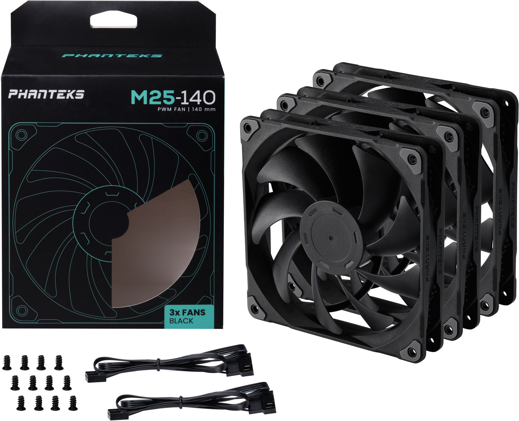 Phanteks M25-140 PWM -tuuletin, 140 mm