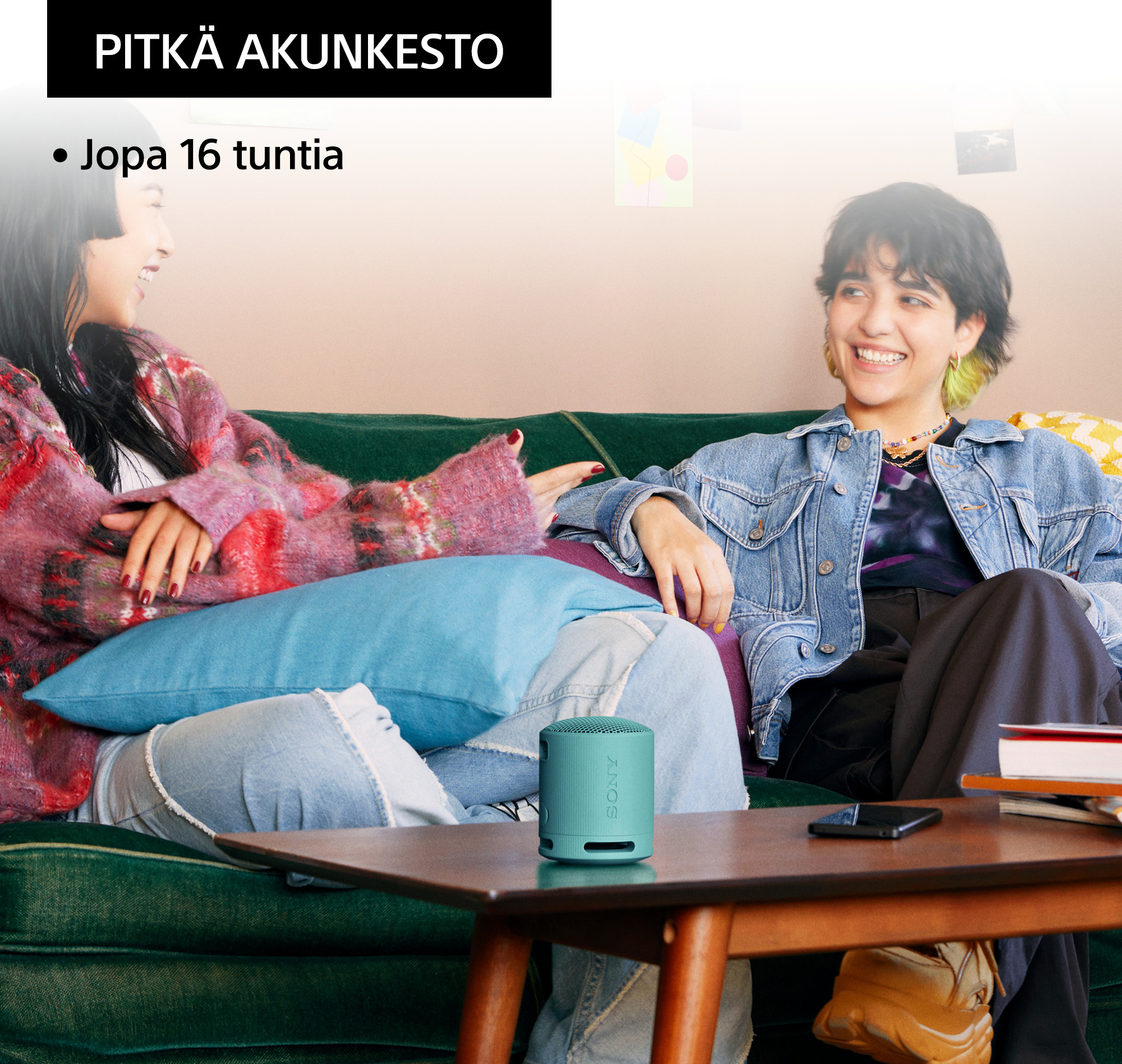 Sony SRS-XB100 Bluetooth-kaiutin, sininen