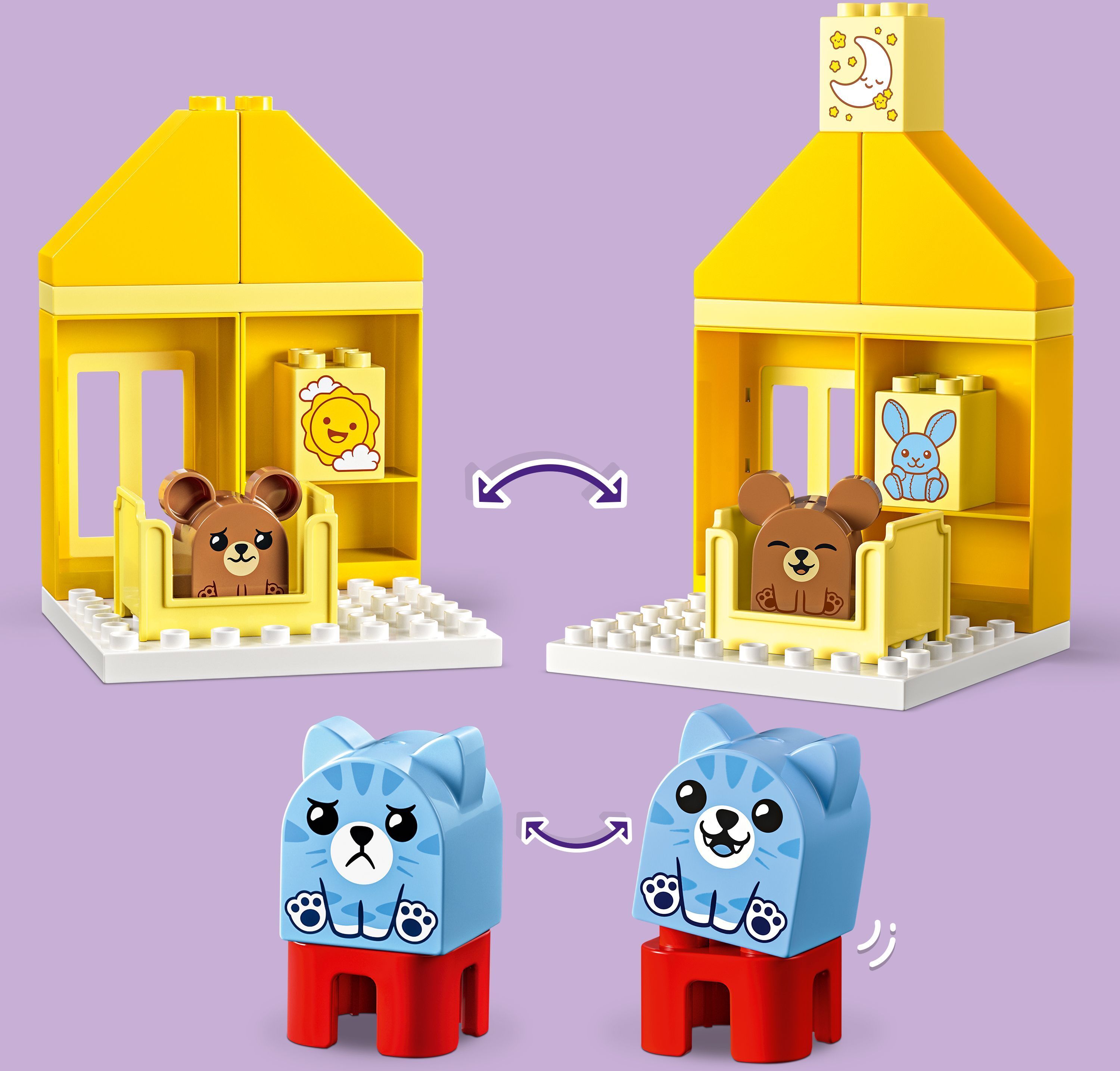 LEGO DUPLO My First 10414  - Päivätoimet: Ruokailu ja nukkumaanmeno