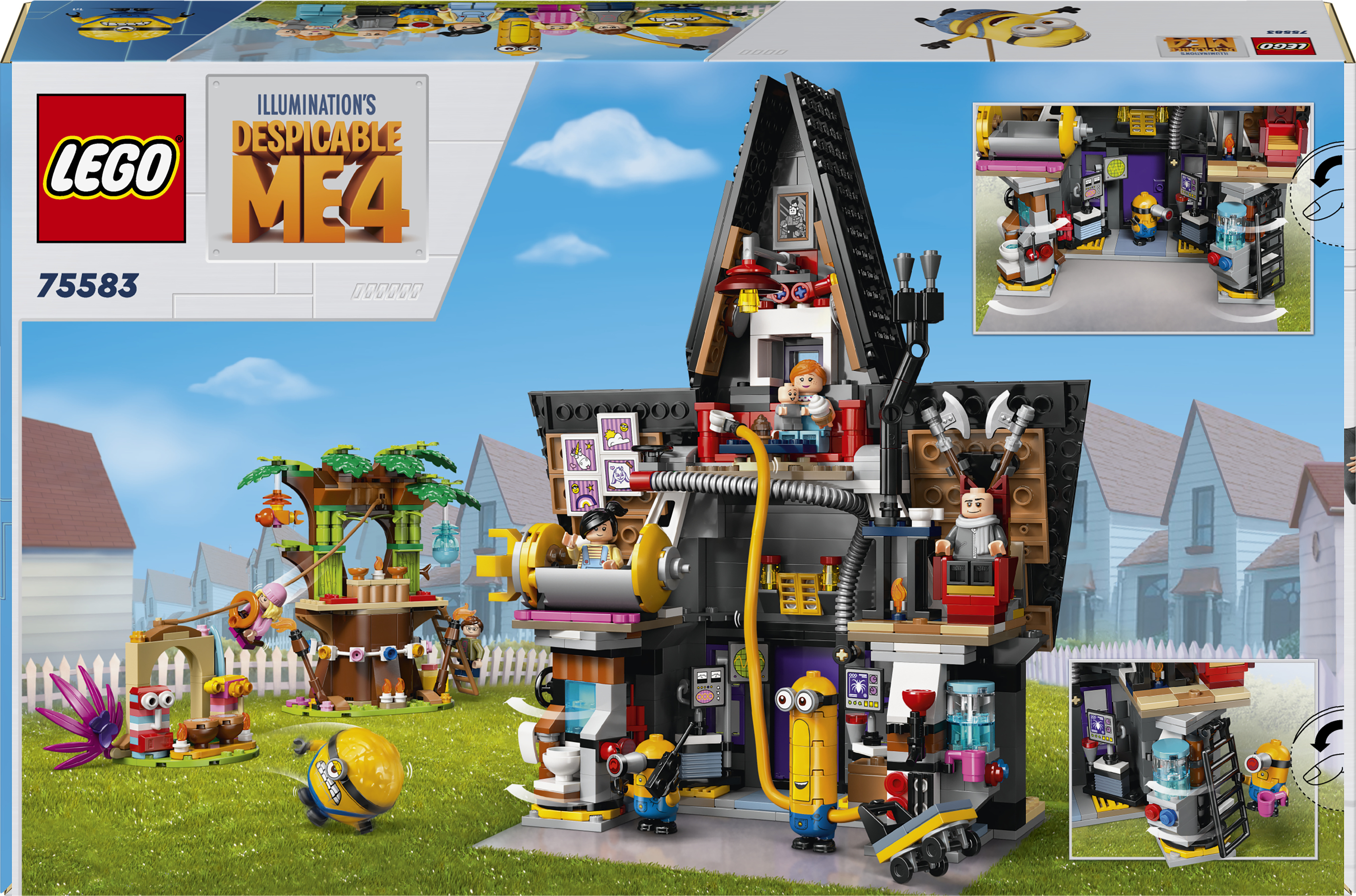 LEGO Minions 75583  - Kätyrien ja Grun kotitalo