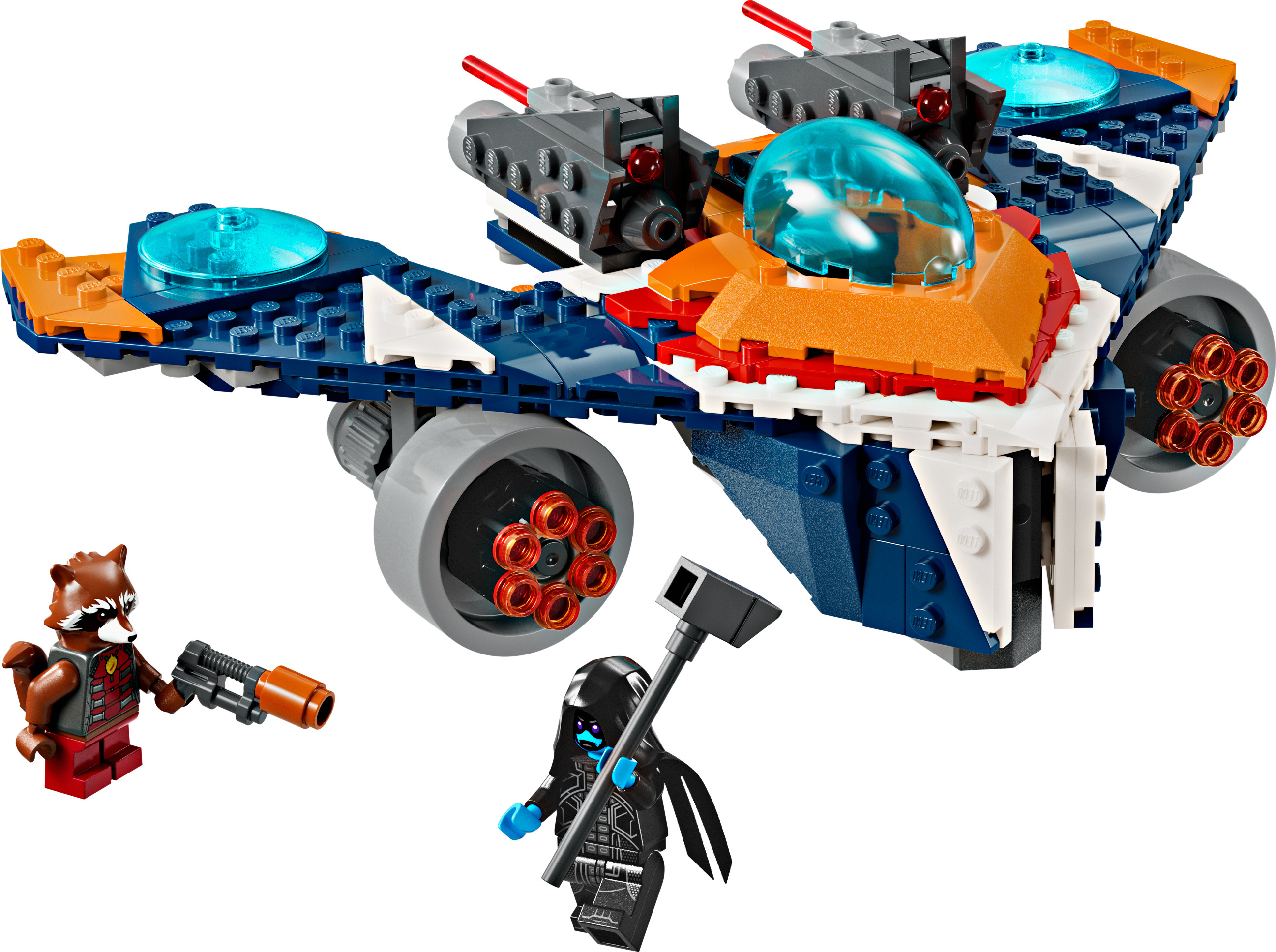 LEGO Super Heroes Marvel 76278  - Rocketin Warbird vastaan Ronan