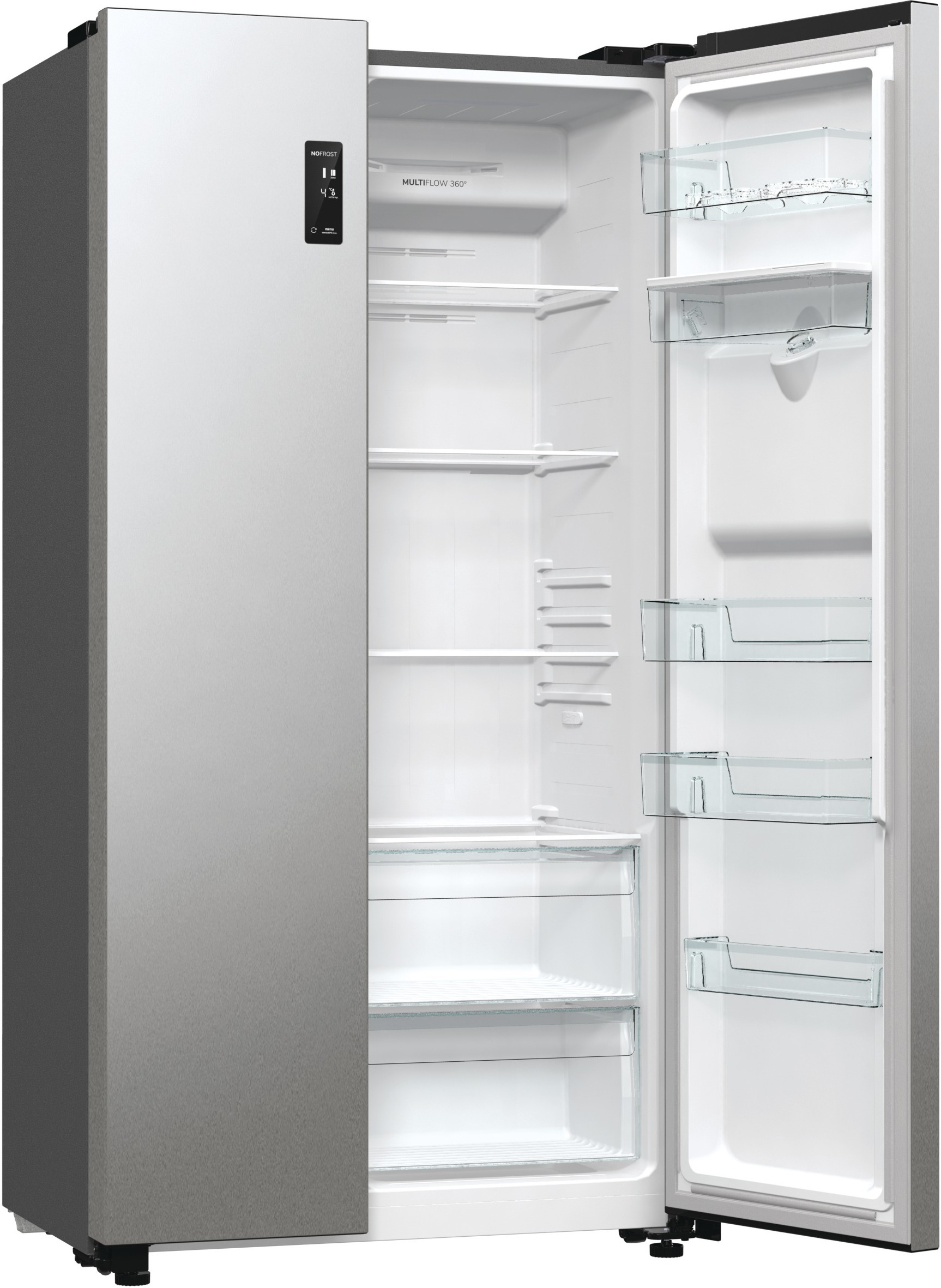 Gorenje NRR9185EAXLWD Side By Side, teräs