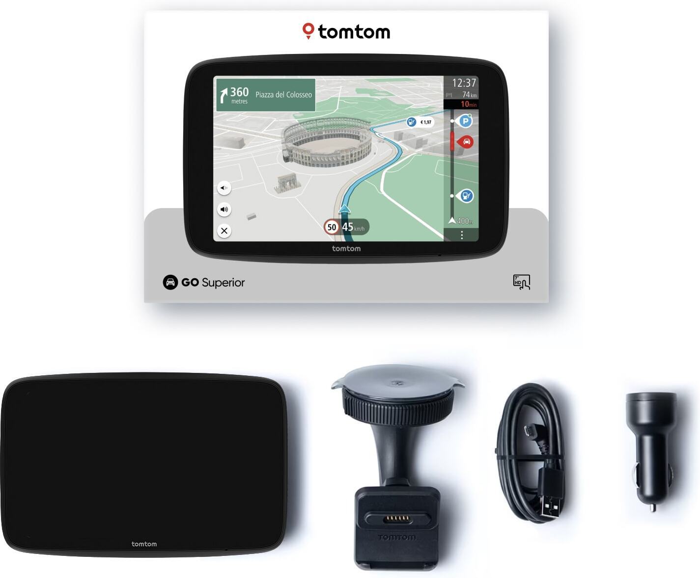 TomTom GO Superior 6" -autonavigaattori, maailma