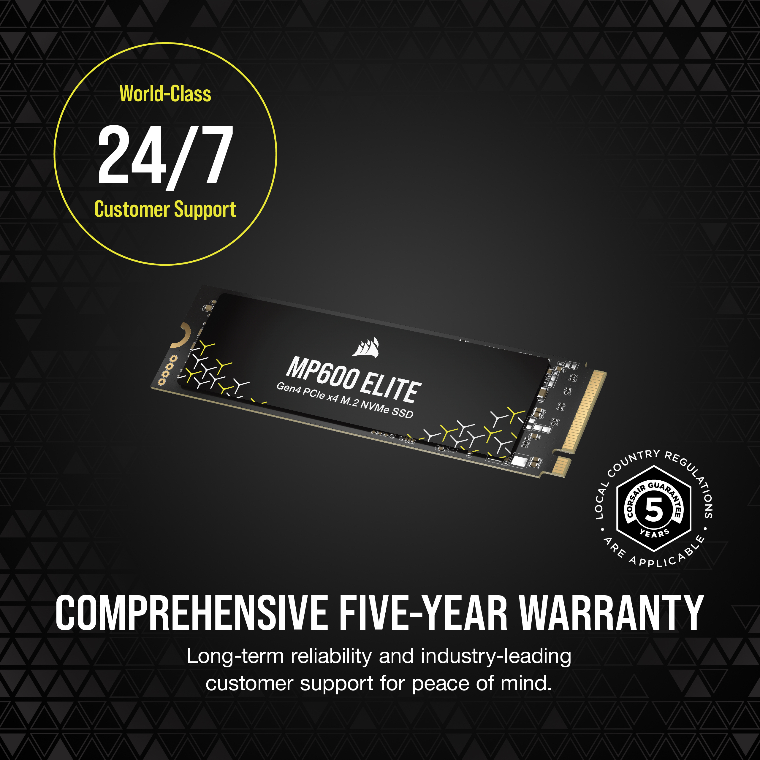 Corsair MP600 Elite 1 Tt M.2 NVMe -SSD-kovalevy
