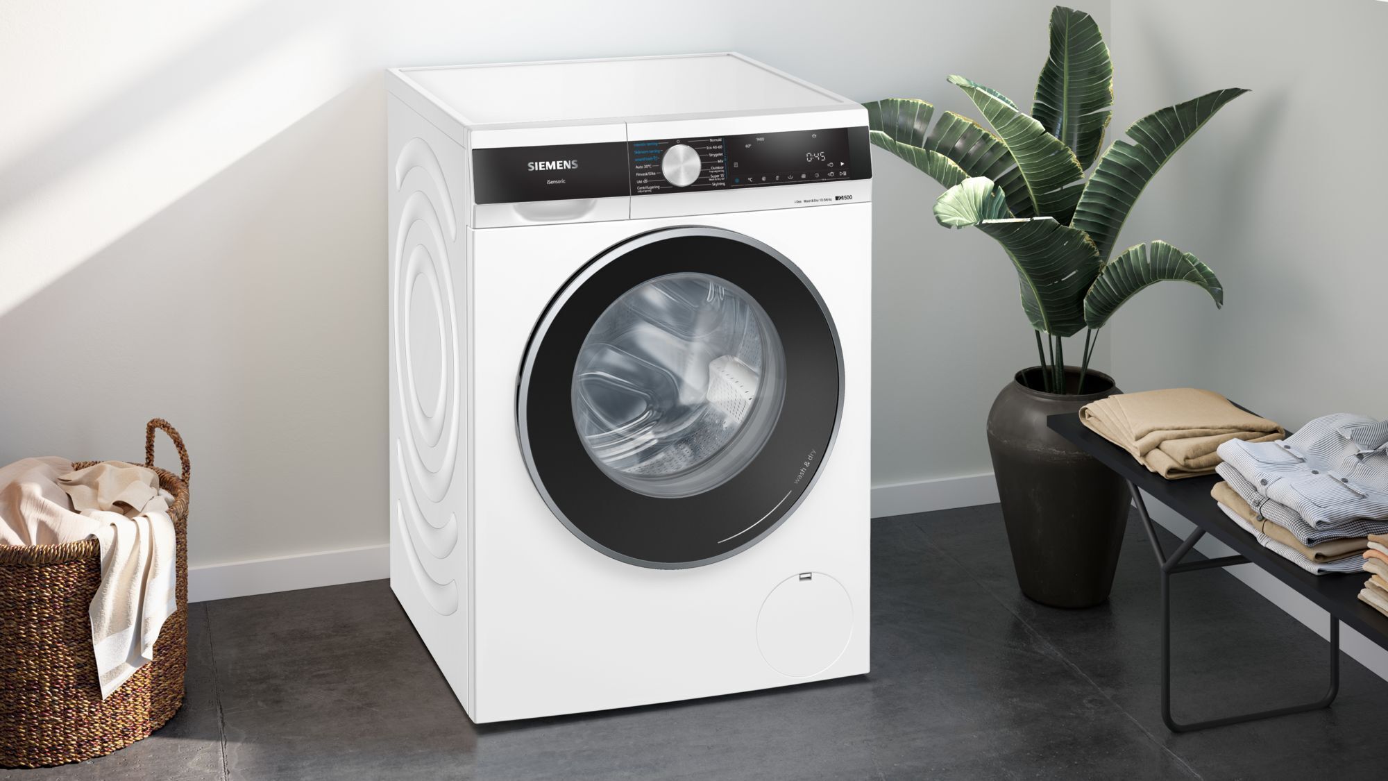 Siemens WN54G2A0DN  iQ500 kuivaava pesukone