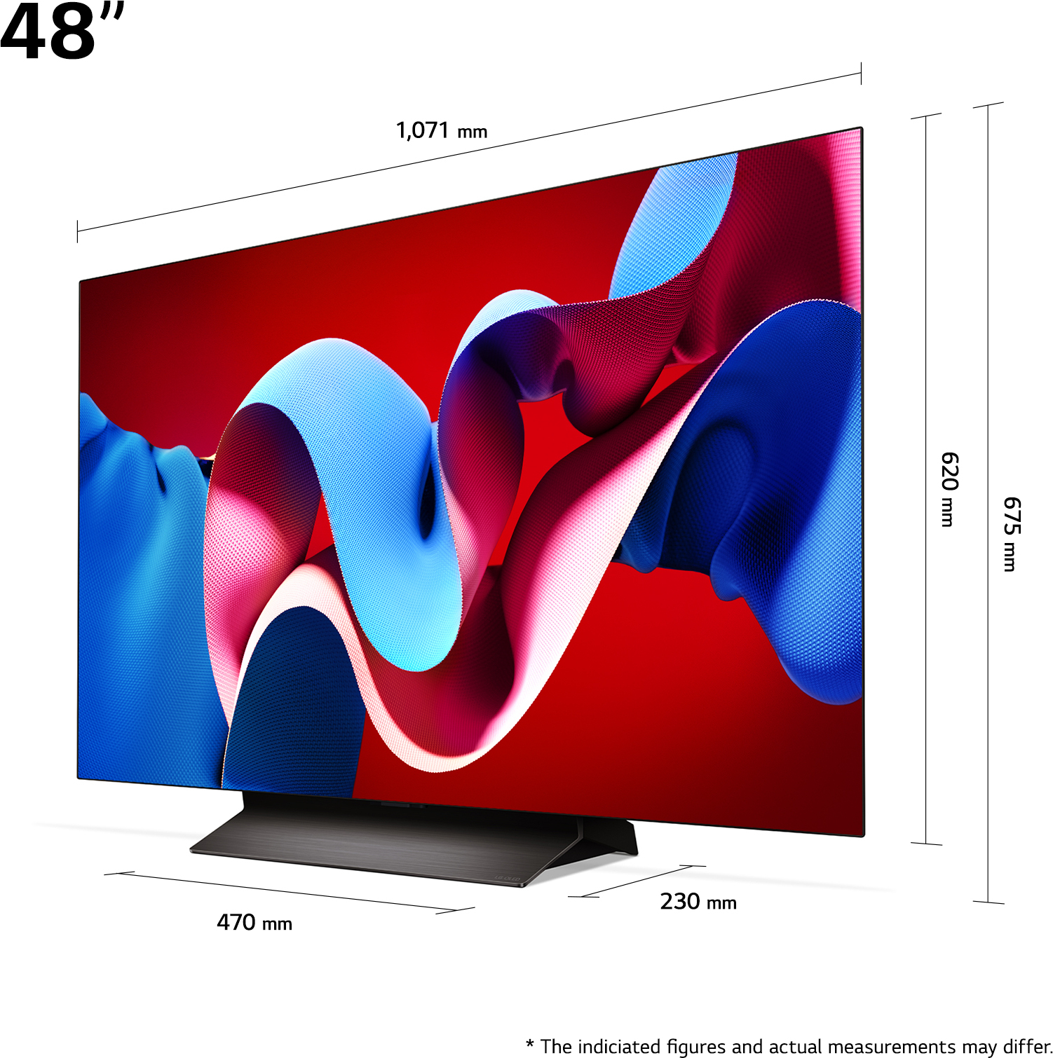 LG 48'' OLED evo C4 – 4K TV