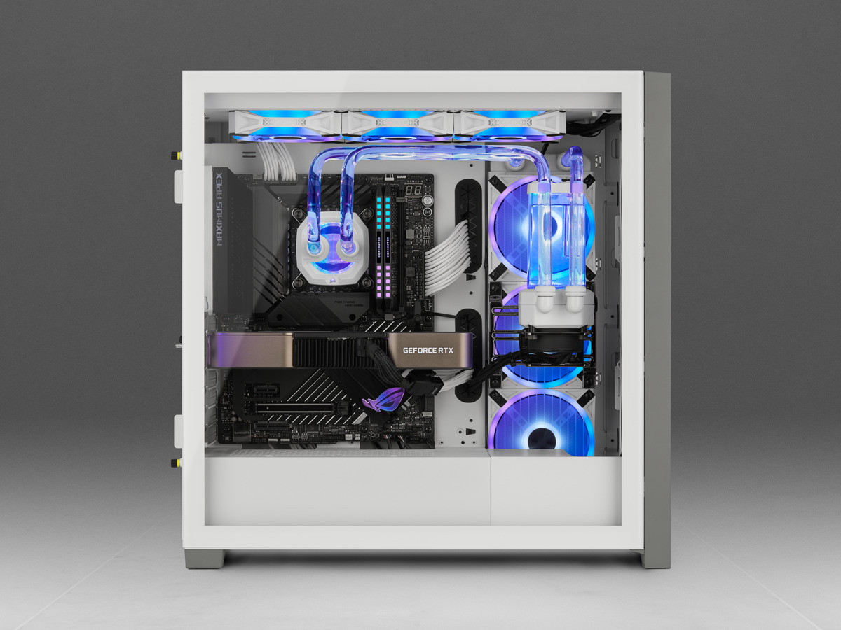 Corsair Hydro X Series iCUE XH305i RGB PRO Custom Cooling Kit -nestejäähdytyspaketti, valkoinen
