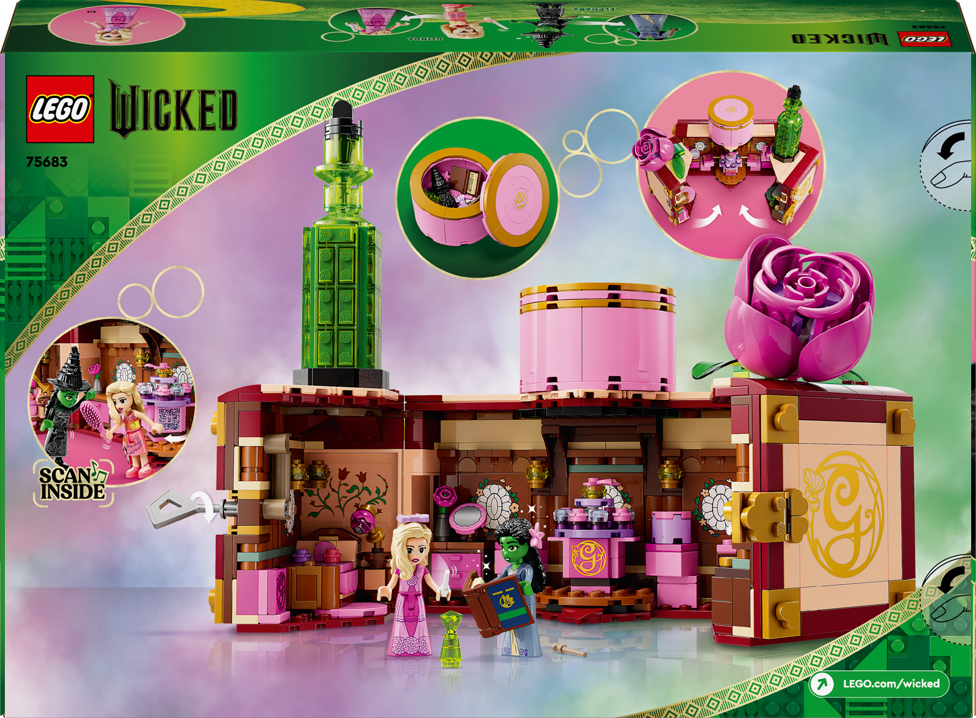 LEGO Wicked 75682 – Elphaban ja Glindan hahmot