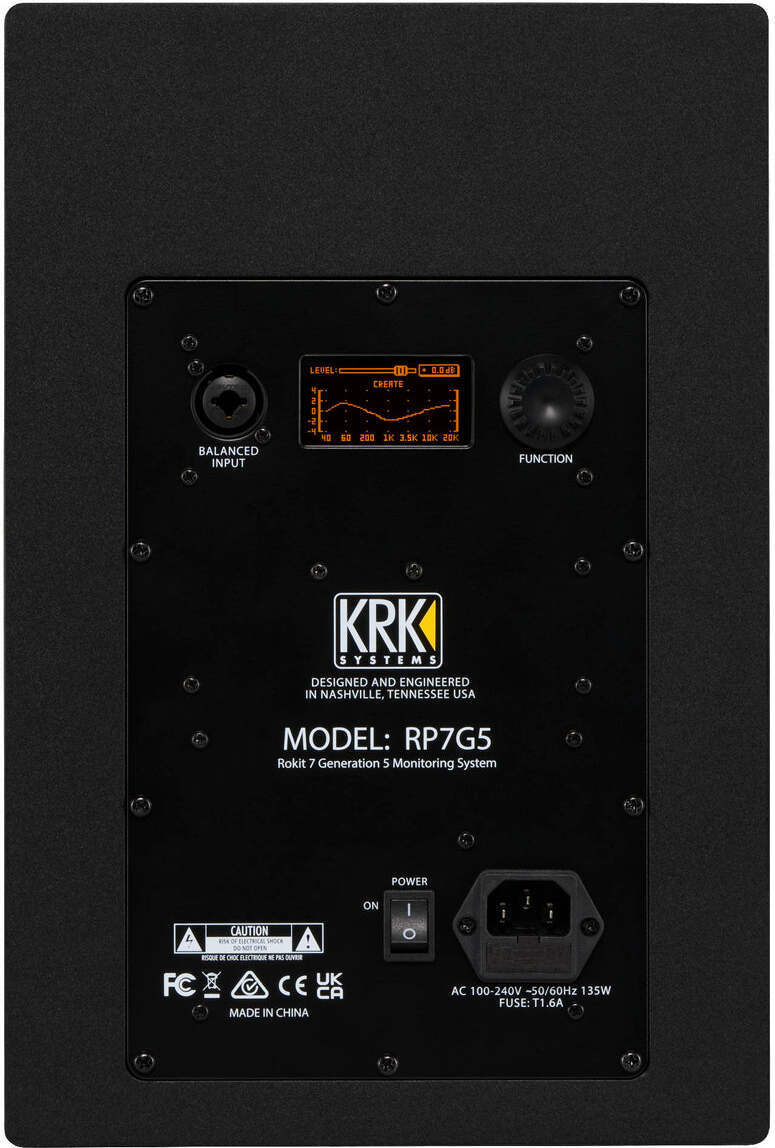 KRK RoKit RP7 G5 aktiivimonitori, musta, 1kpl