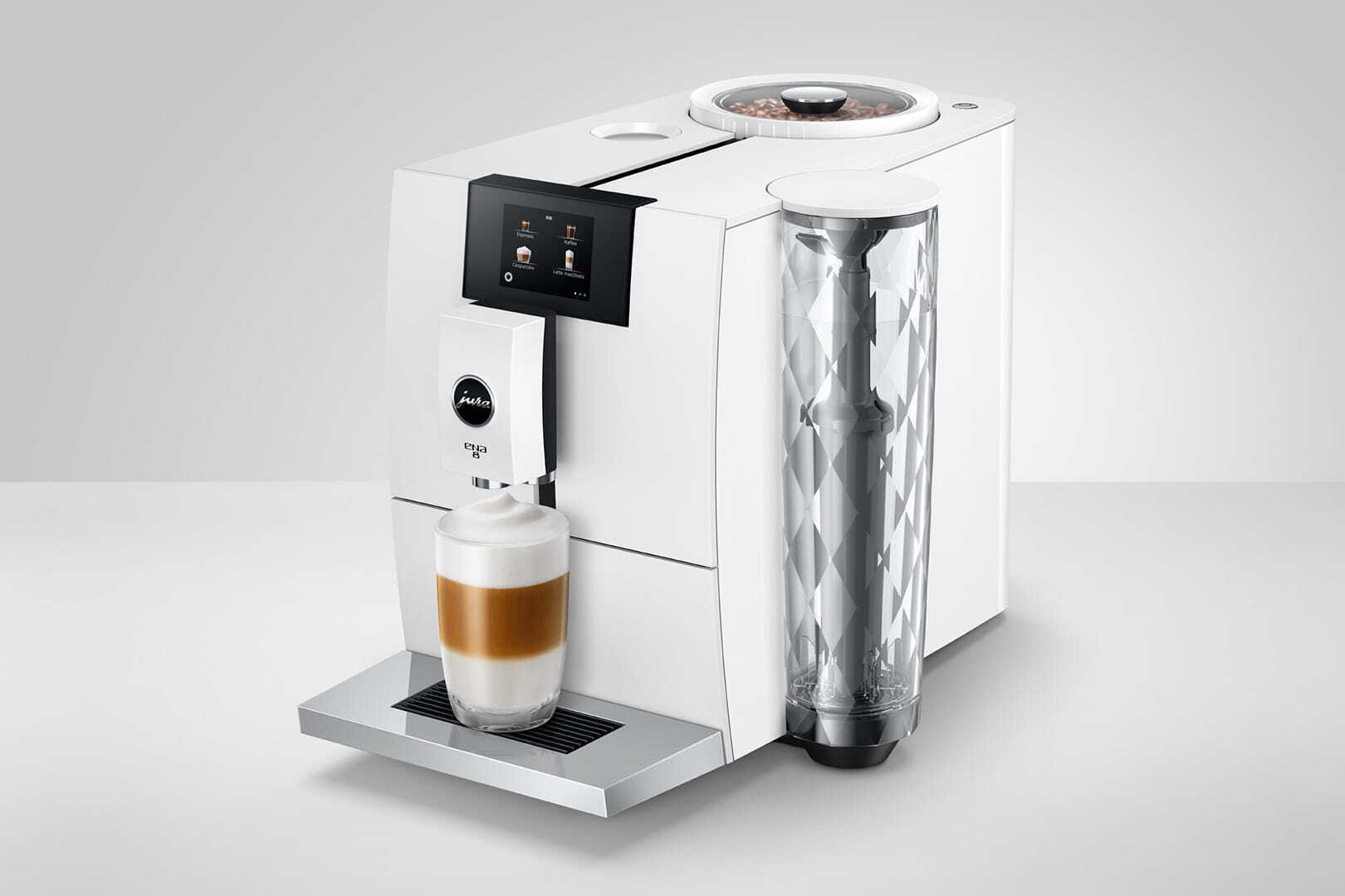 Jura ENA 8 Nordic White -kahviautomaatti, valkoinen