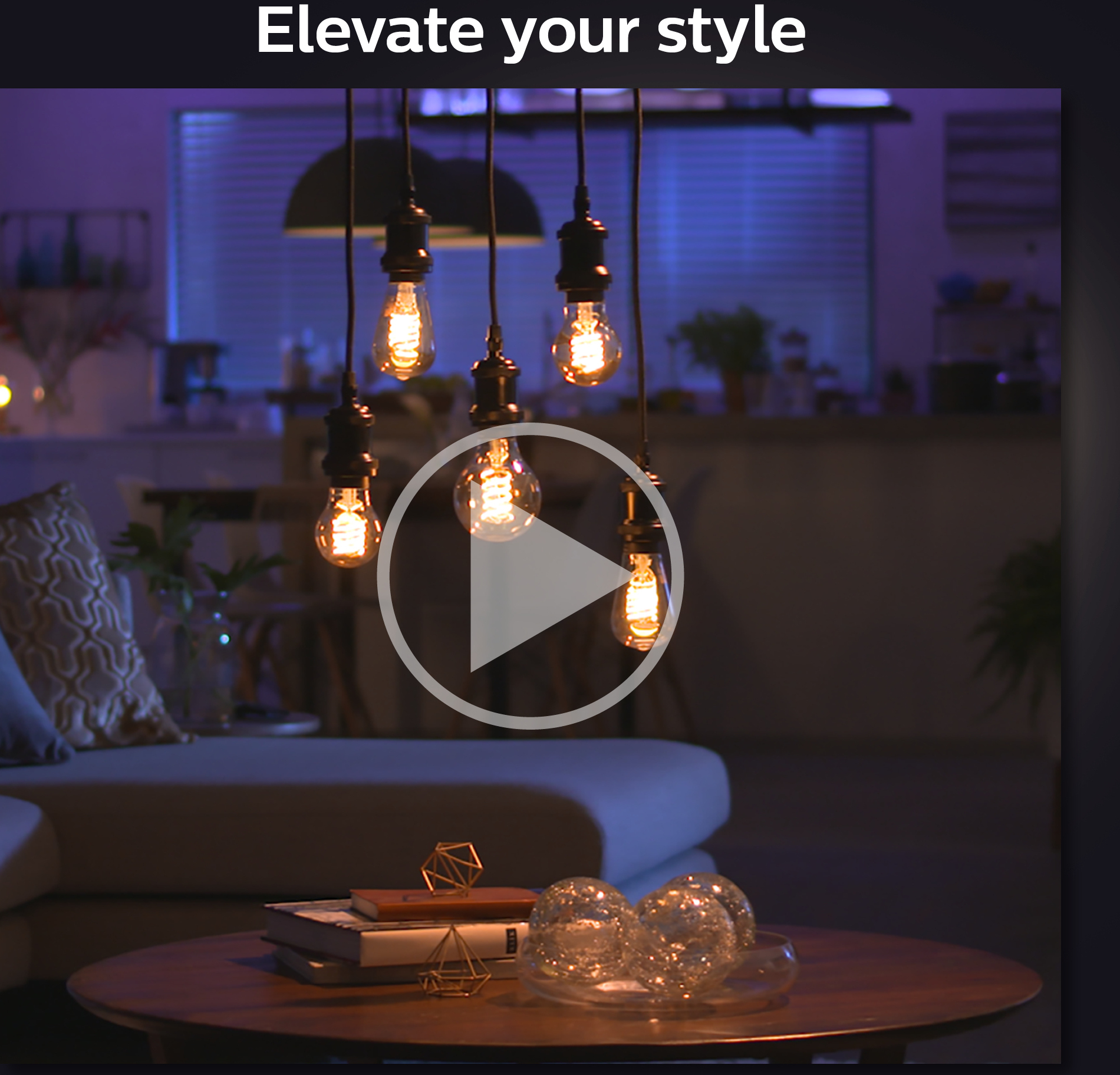 Philips Hue -filamenttiälylamppu, White ambiance, Filament Edison, E27