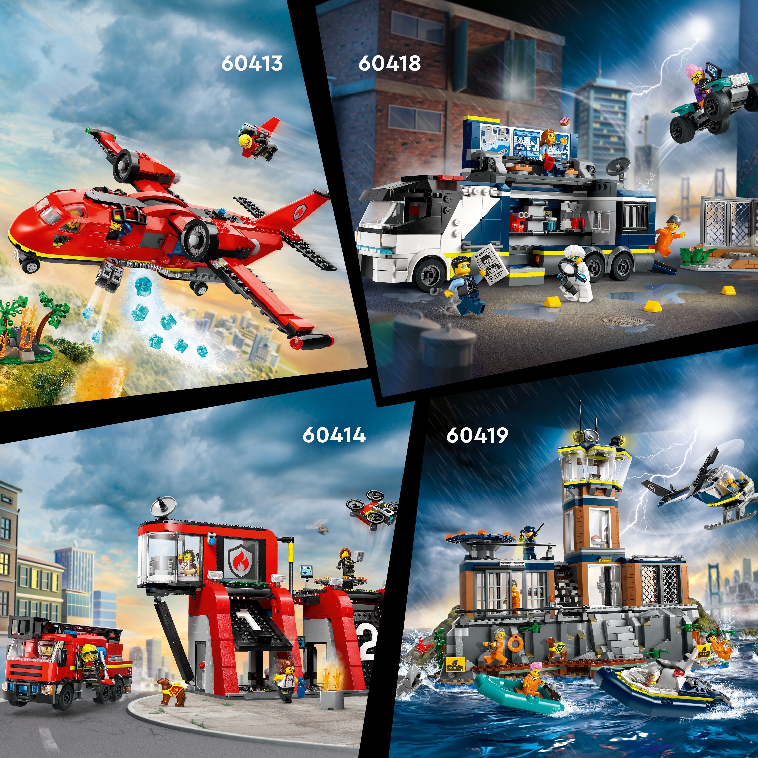 LEGO City Police 60418  - Poliisin rikoslaboratorioauto