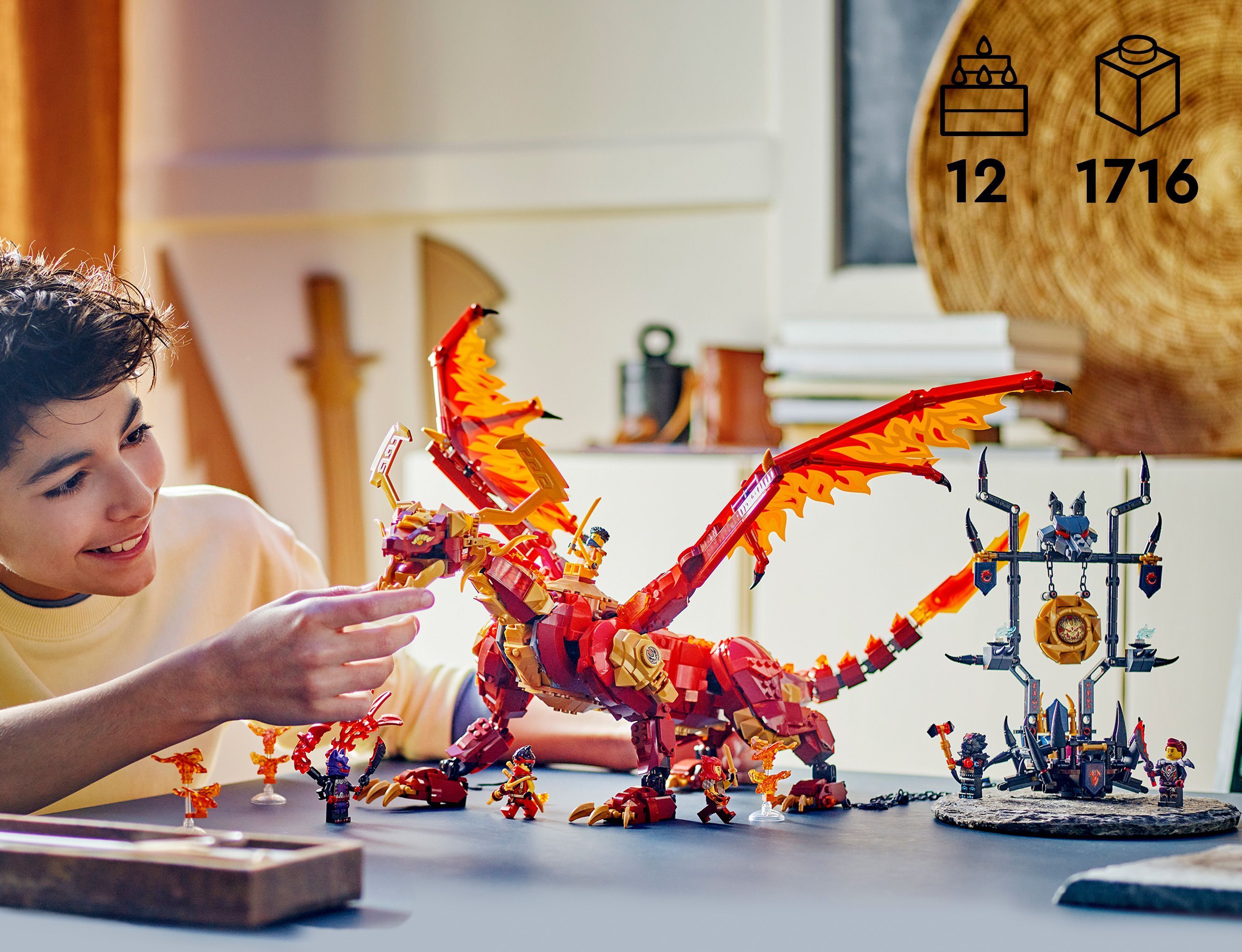 LEGO Ninjago 71822 - Liikkeen alkulohikäärme