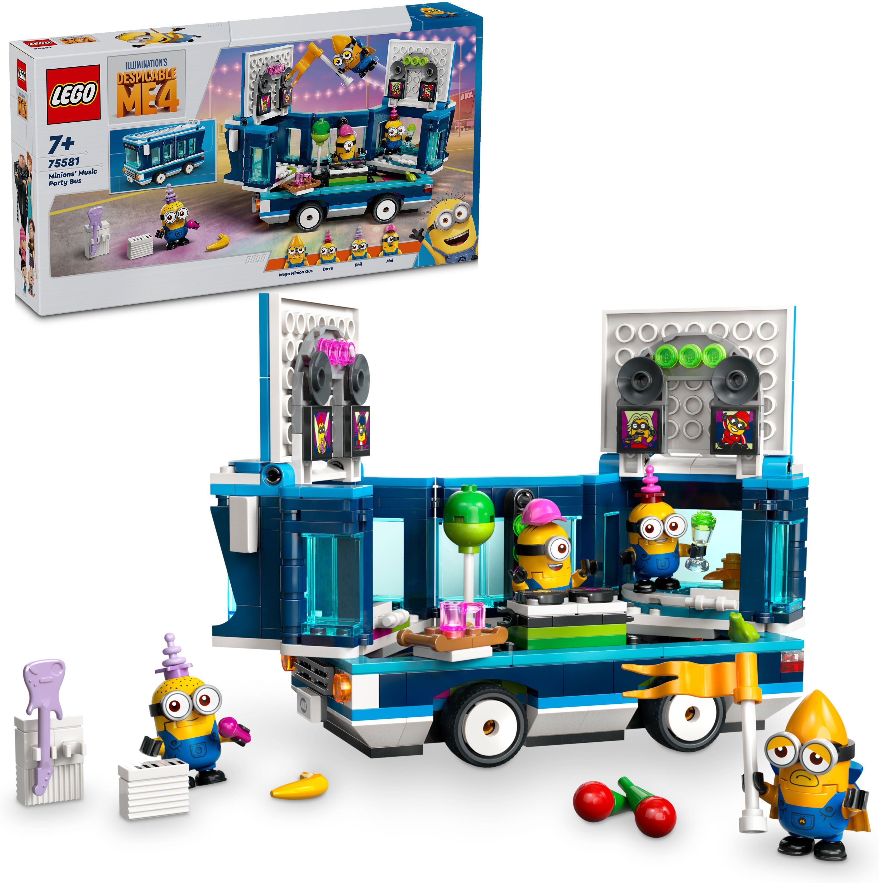 LEGO Minions 75581 - Kätyrien musajuhlabussi