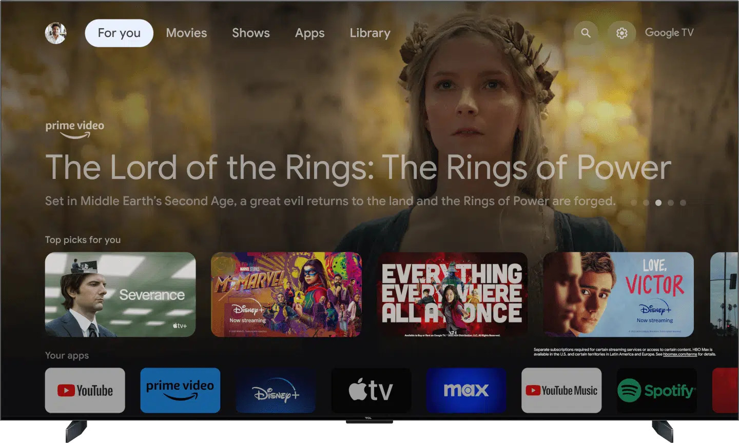 TCL C805 98" 4K QLED Mini-LED Google TV