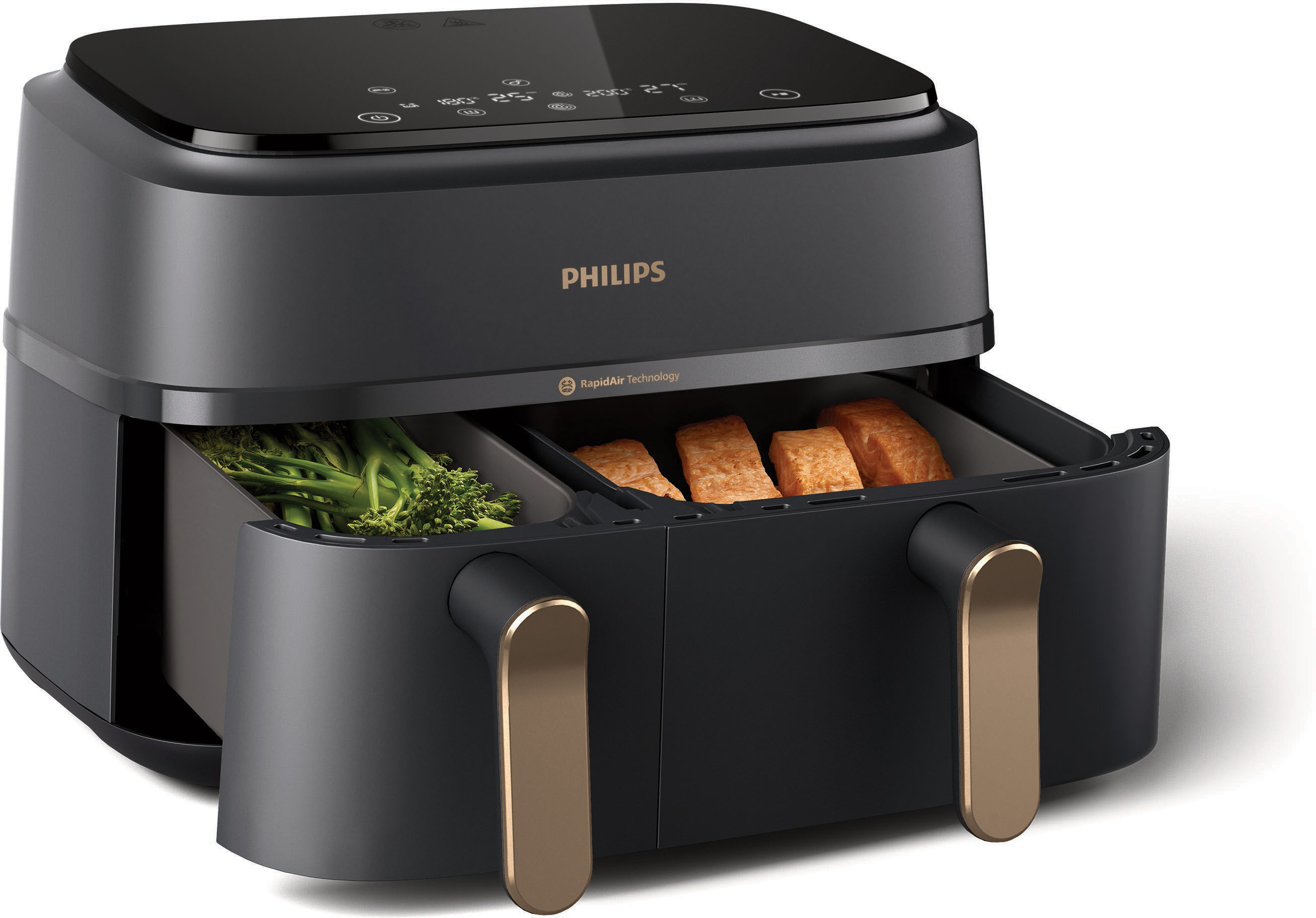 Philips 3000 Series Dual Basket NA352/00 airfryer, 6,0 l & 3,0 l ...