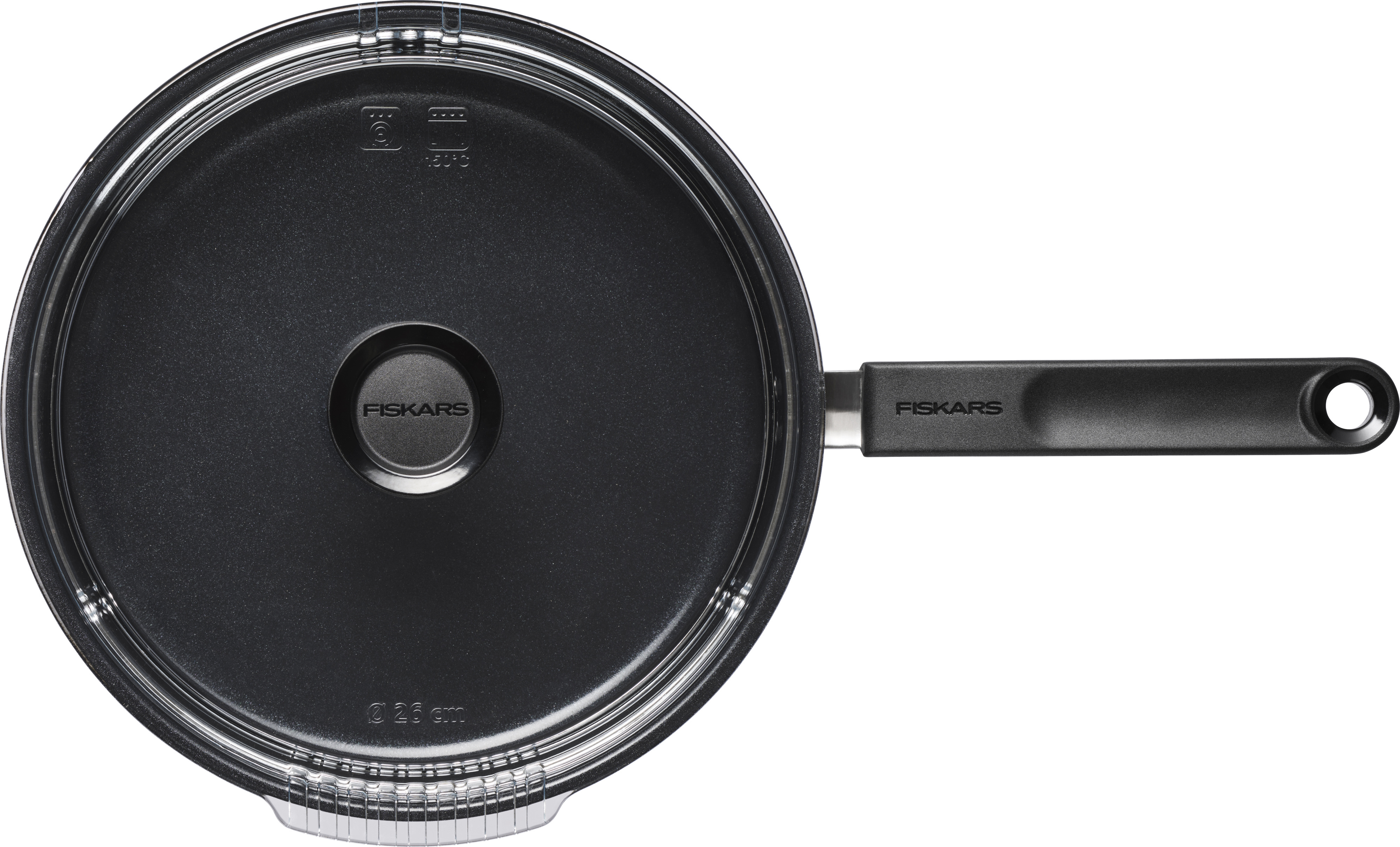 Fiskars Functional Form -paistokasari kannella, 26 cm