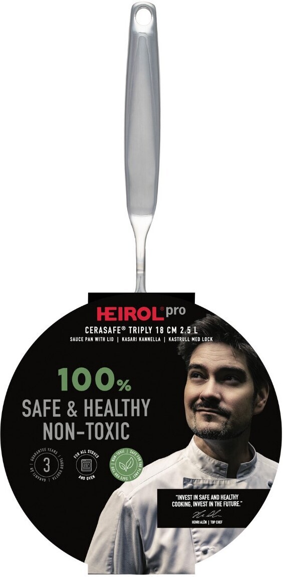 Heirol Cerasafe Triply -kasari kannella, 18 cm/2,5 L
