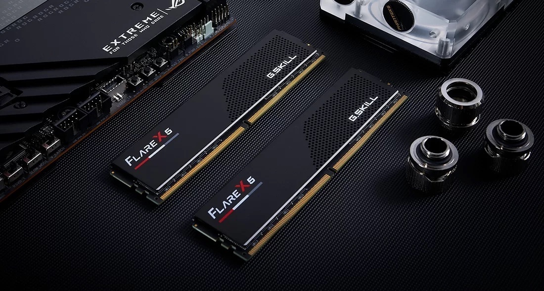 G.Skill Flare X5 DDR5 6000 MHz CL30 AMD EXPO 32 Gt -muistimodulipaketti, musta