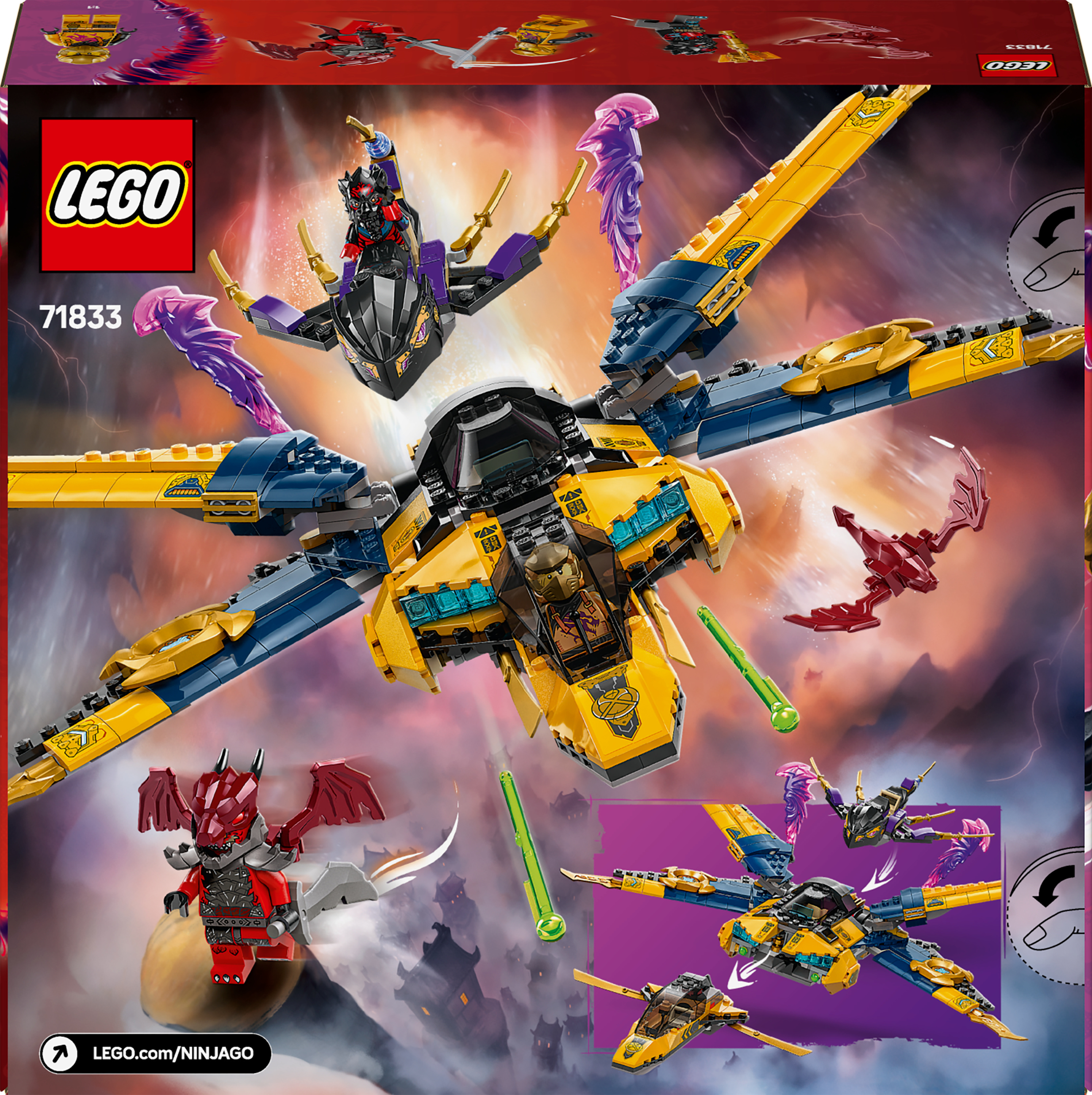 LEGO Ninjago 71833 – Rasin ja Arinin supernopea suihkari