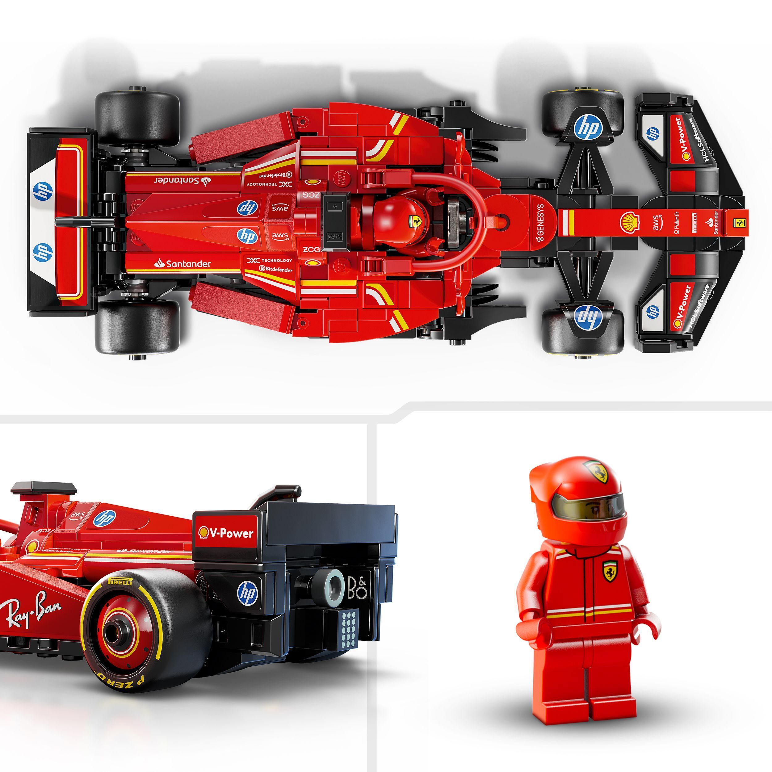 LEGO Speed Champions 77242 – Ferrari SF-24 F1 ‑kilpa-auto