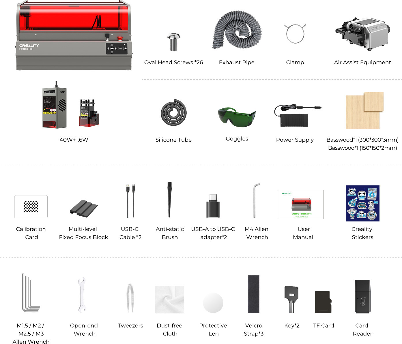 Creality Laser Falcon 2 Pro 40W -laserkaiverrin