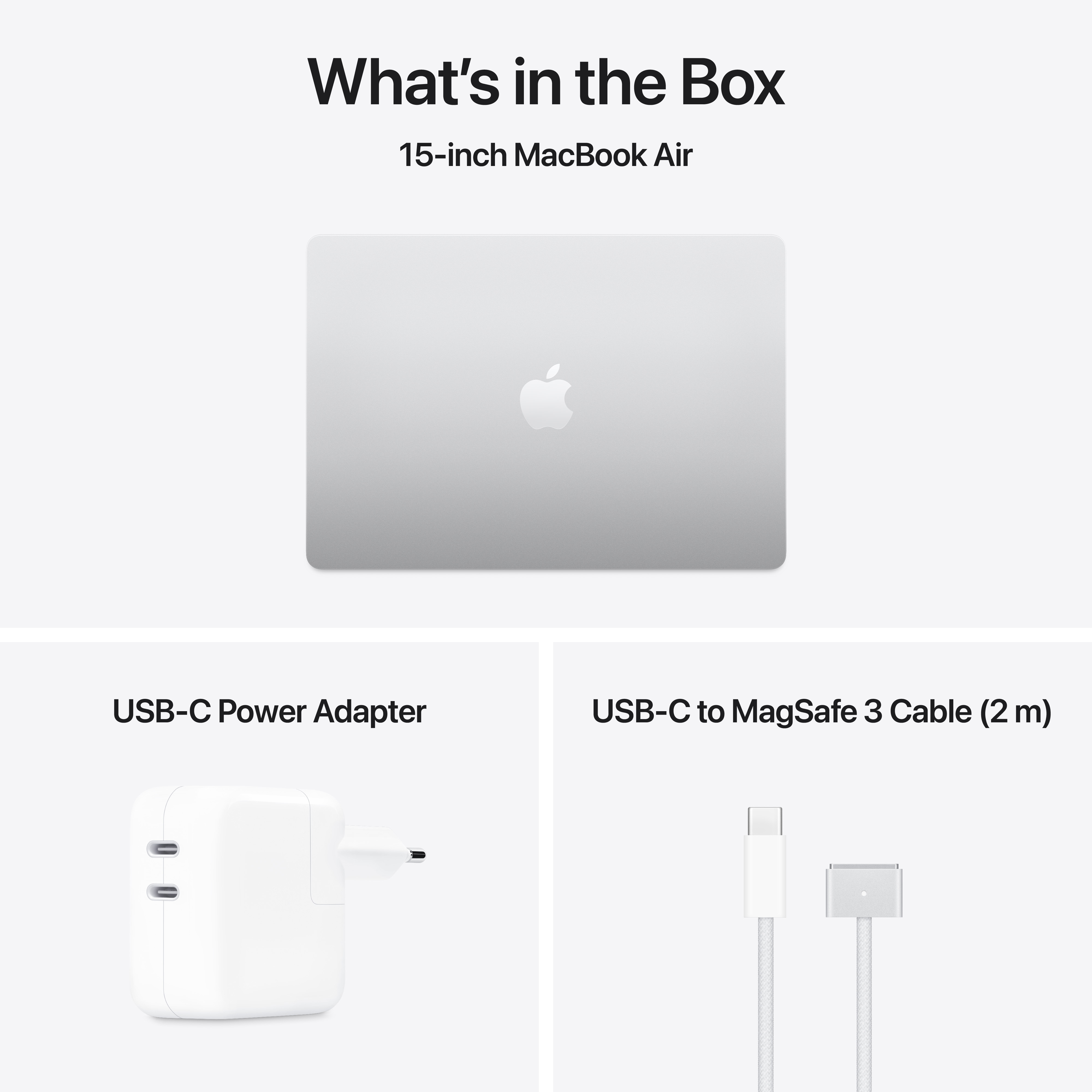 Apple MacBook Air 15" M4 16 Gt, 256 Gt 2025 -kannettava, taivaansininen (MC7A4)
