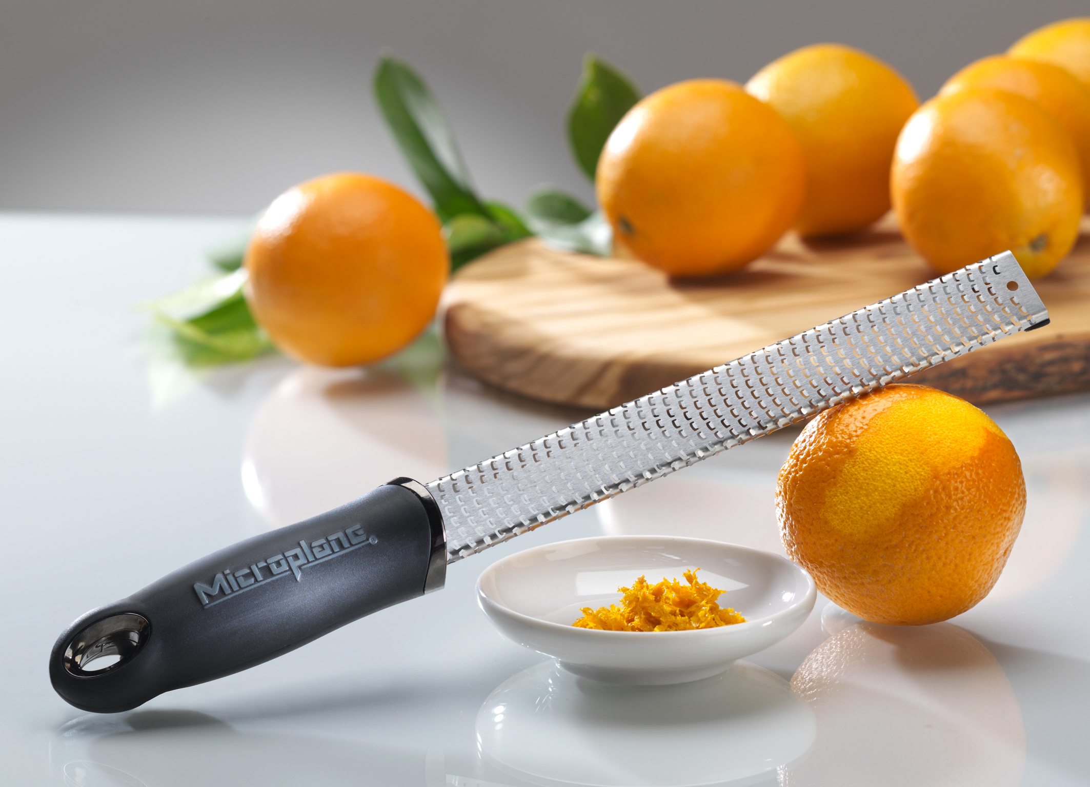 Microplane Premium Classic -sitrusraastin, musta
