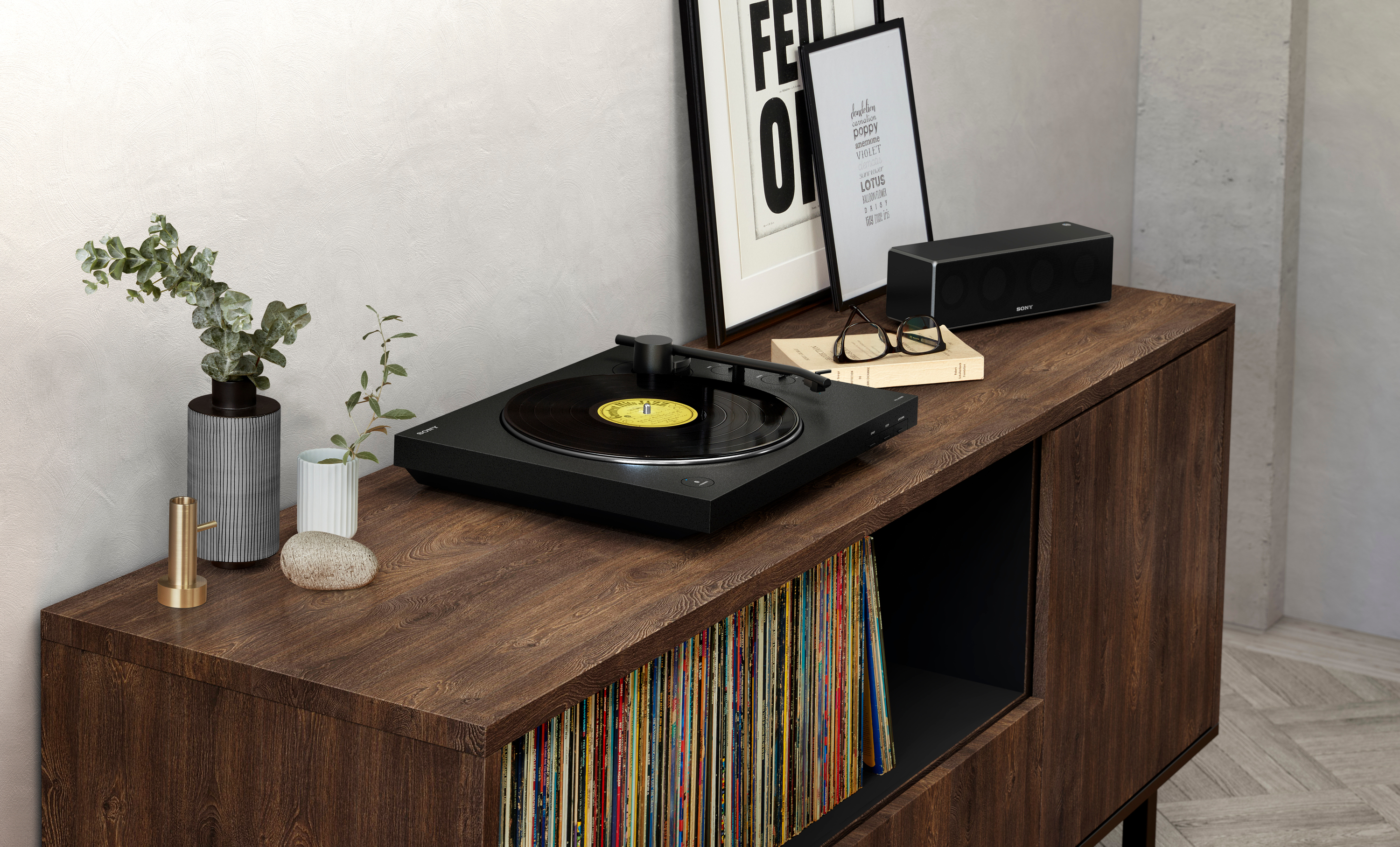 Sony PS-LX310BT -Bluetooth-levysoitin, musta