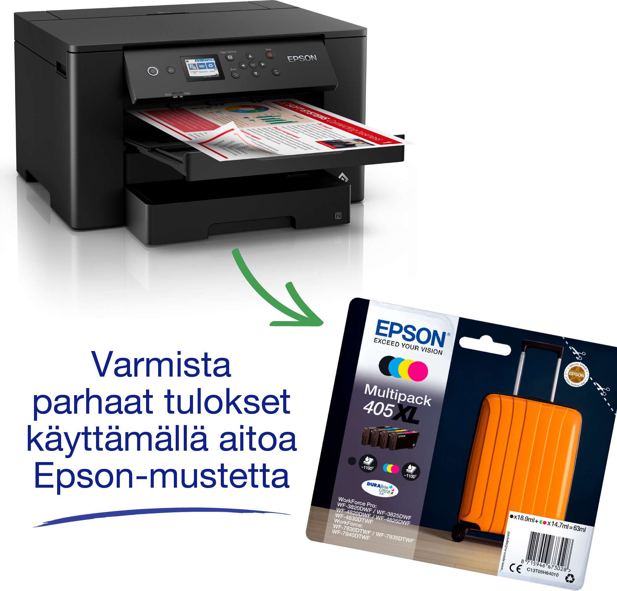 Epson WorkForce WF-7310DTW A3+ tulostin