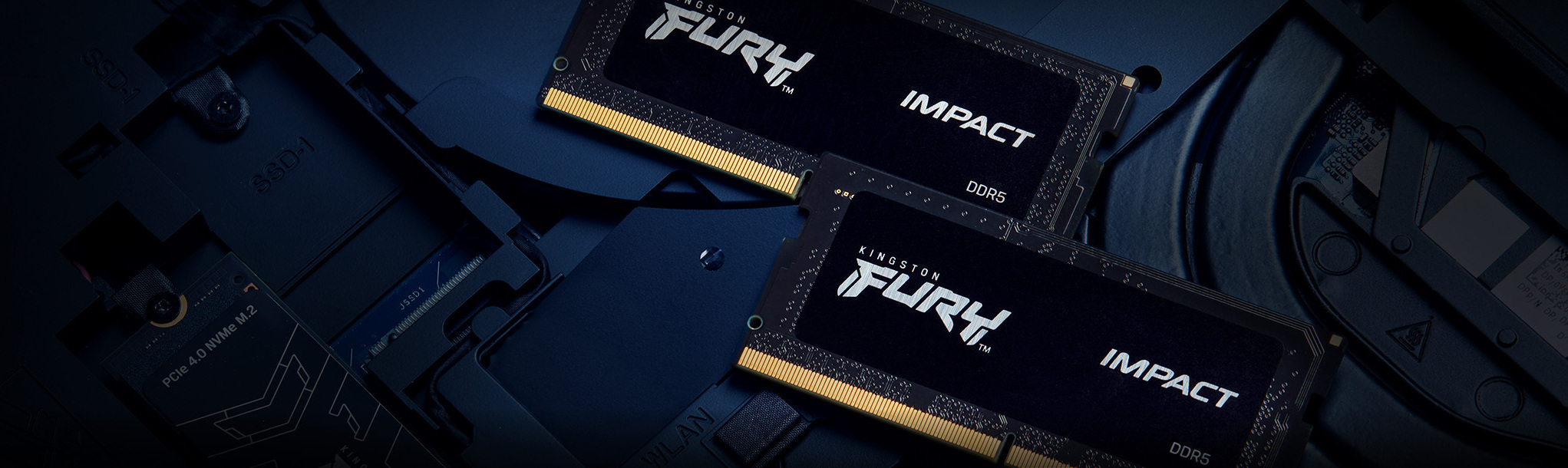 Kingston FURY Impact DDR5 4800 MHz SO-DIMM 32 Gt -muistimodulipaketti