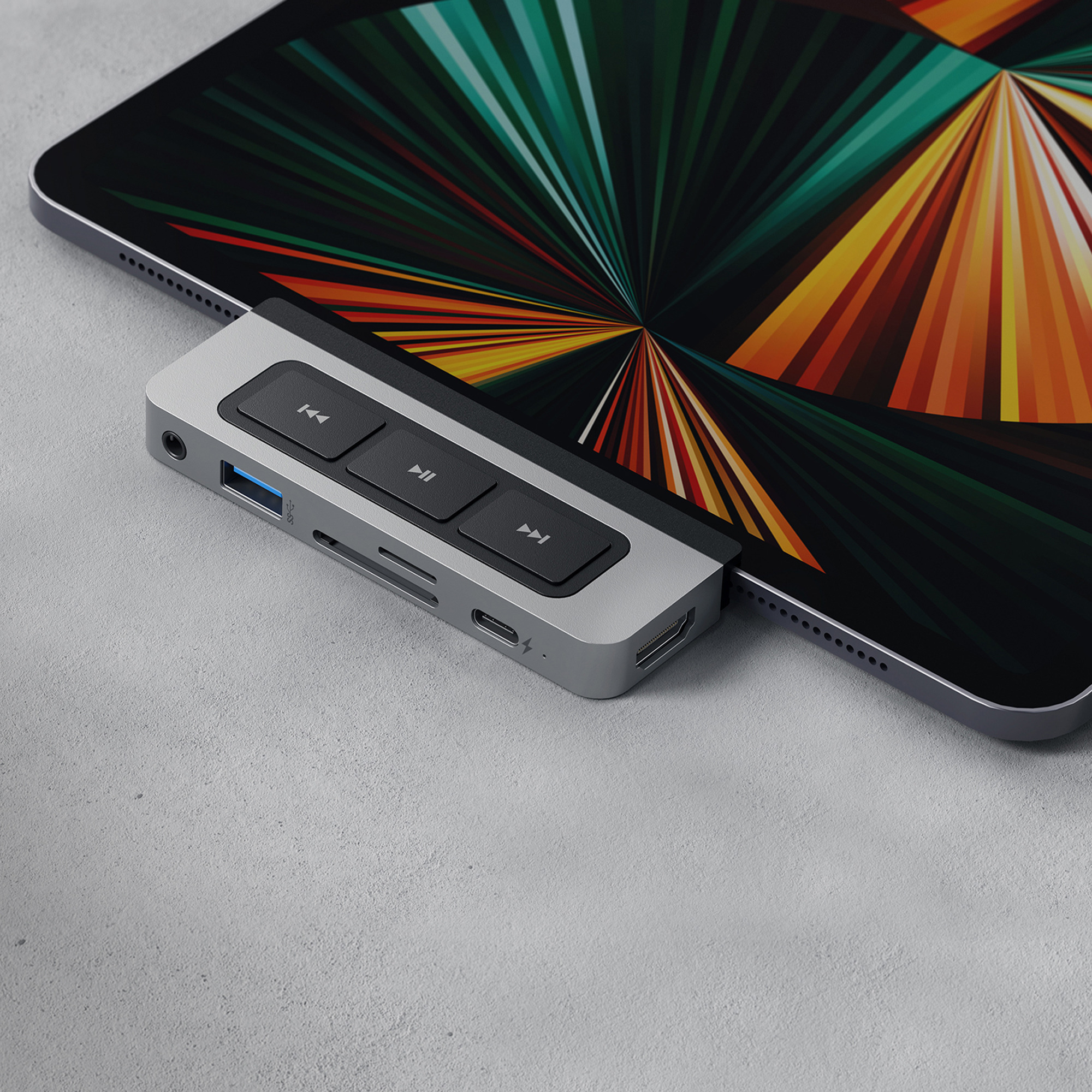 Hyper HyperDrive 6-in-1 USB-C Media Hub -adapteri