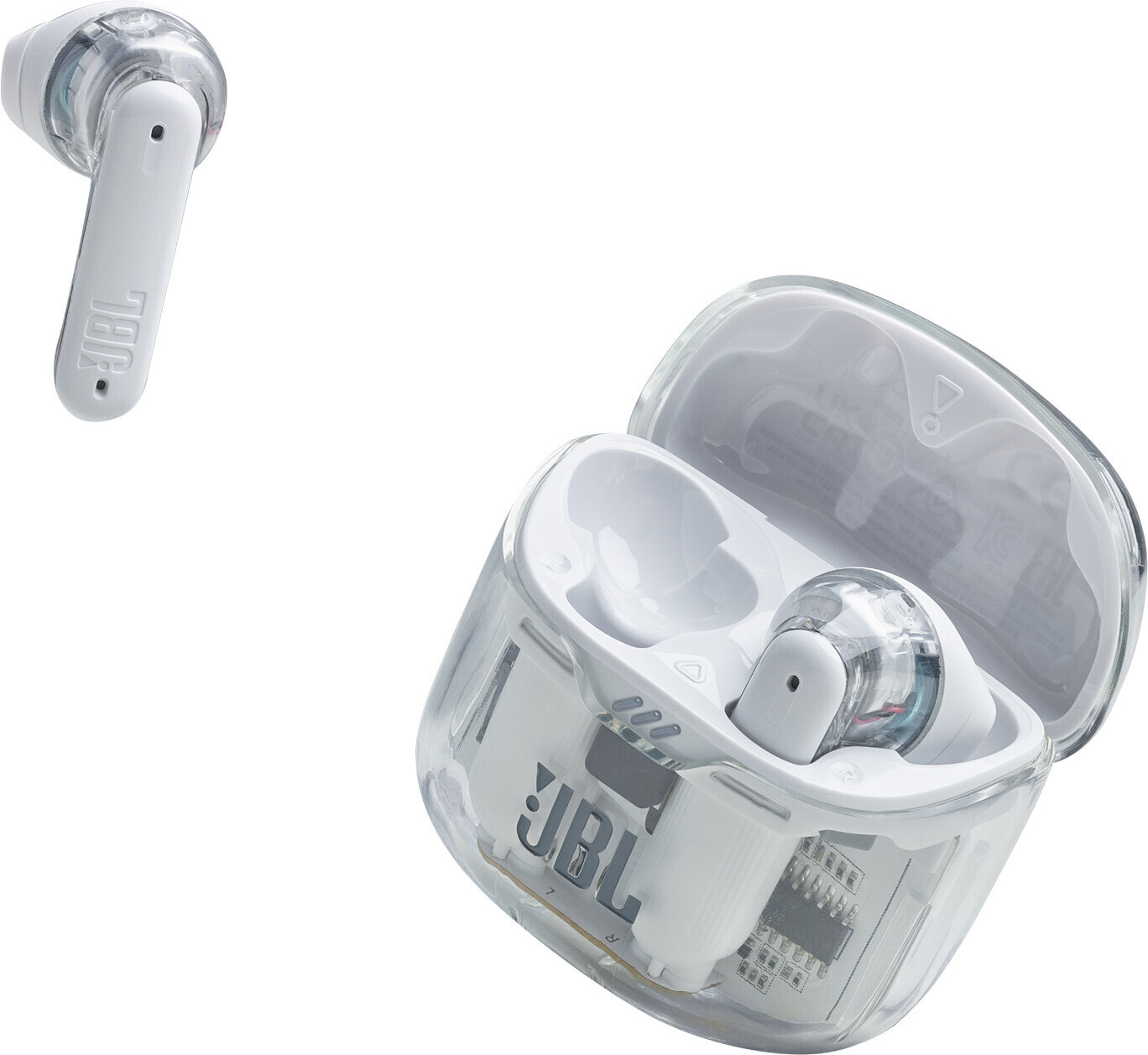 JBL Tune Flex NC -vastamelunappikuulokkeet, Ghost White