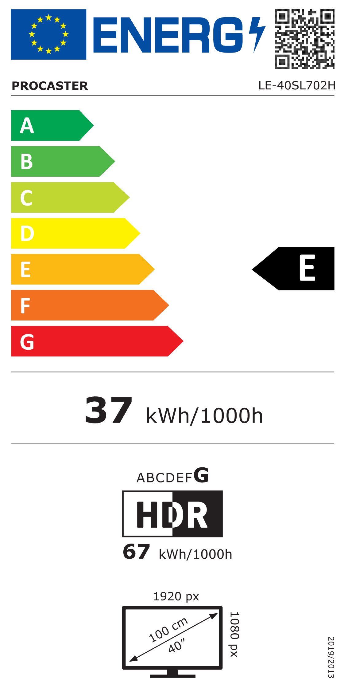 ProCaster LE-32SL502H 32" HD Ready Android LED TV