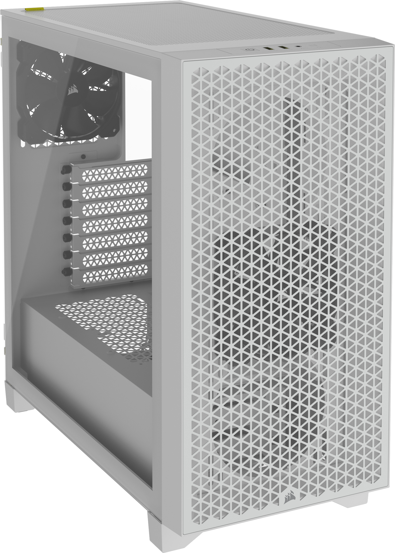 Corsair 3000D Airflow Mid Tower ATX-kotelo ikkunalla, valkoinen
