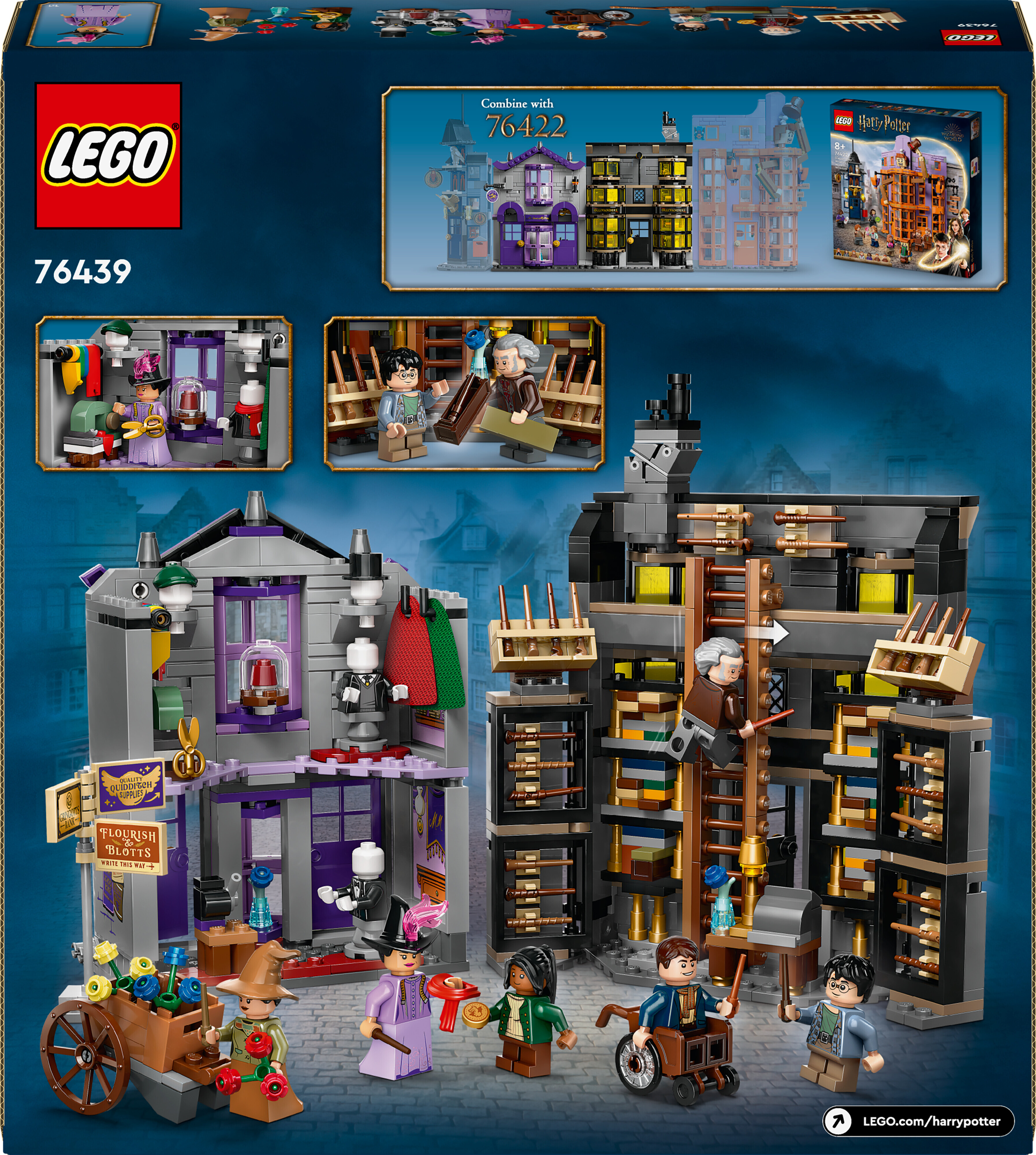 LEGO Harry Potter 76439 - Ollivanders™ ja Matami Malkinin kaavut