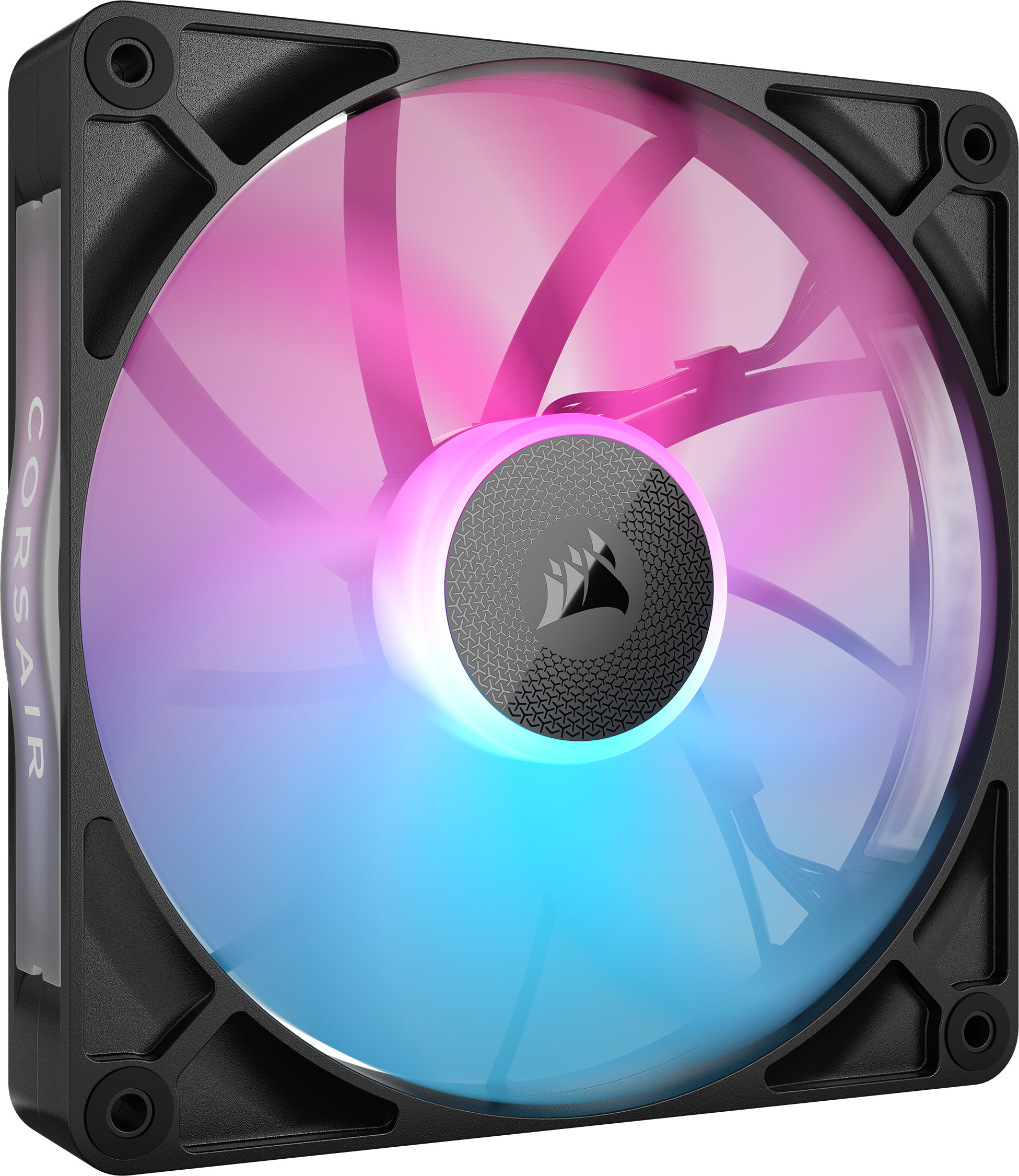 Corsair iCUE LINK RX140 RGB PWM Starter Kit -tuuletin, musta, 140 mm, 2 kpl