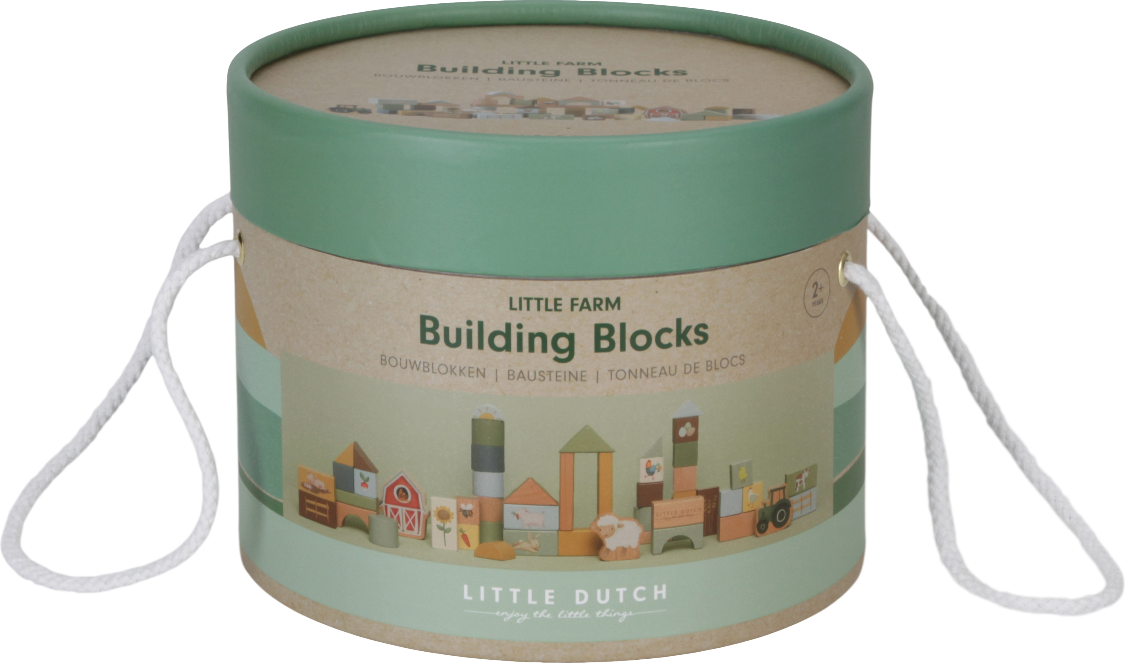 Little Dutch Little Farm -puiset rakennuspalikat, 50 kpl