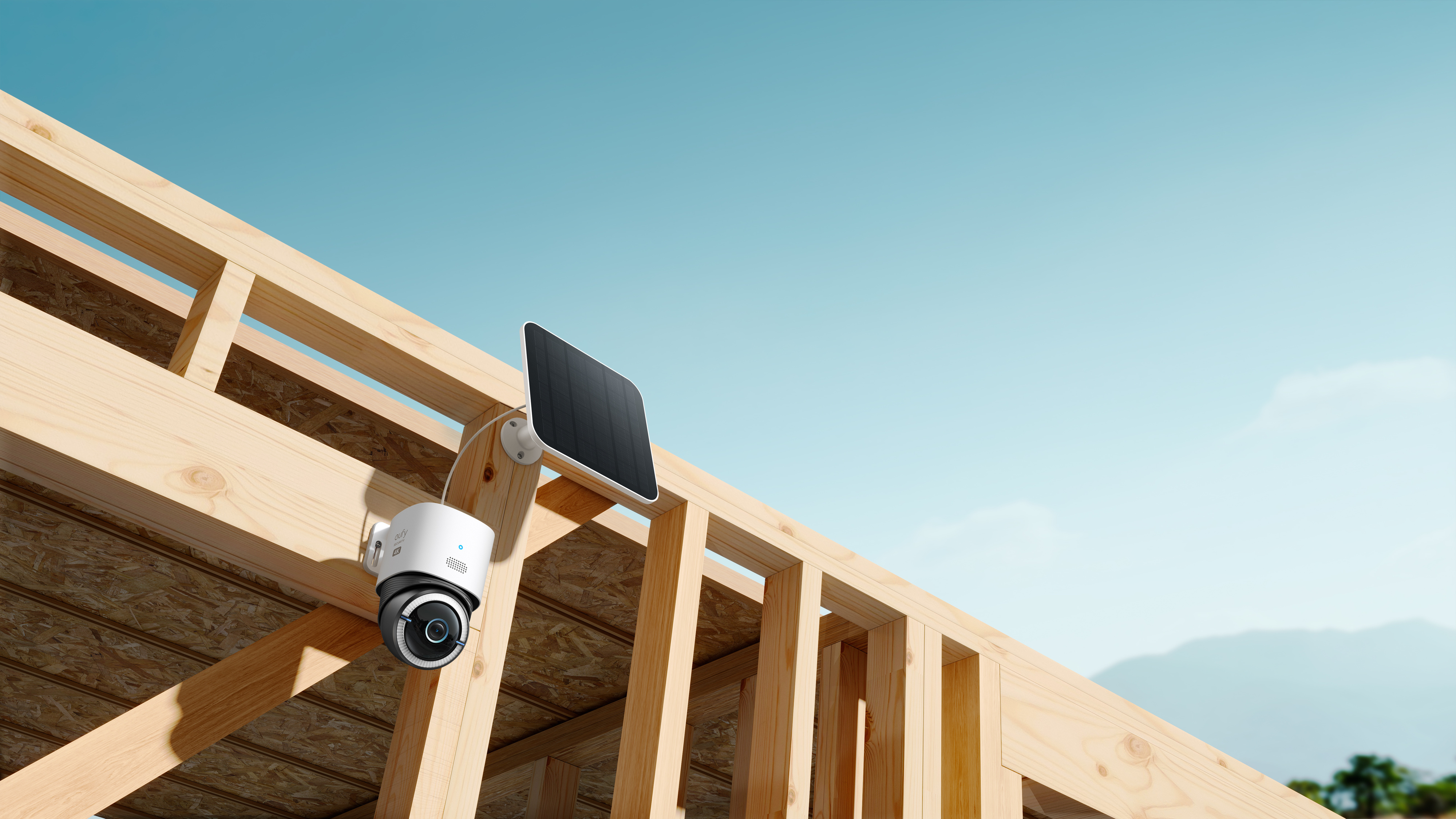Anker eufy 4G LTE Cam S330 -valvontakamera, ulkokäyttöön, valkoinen