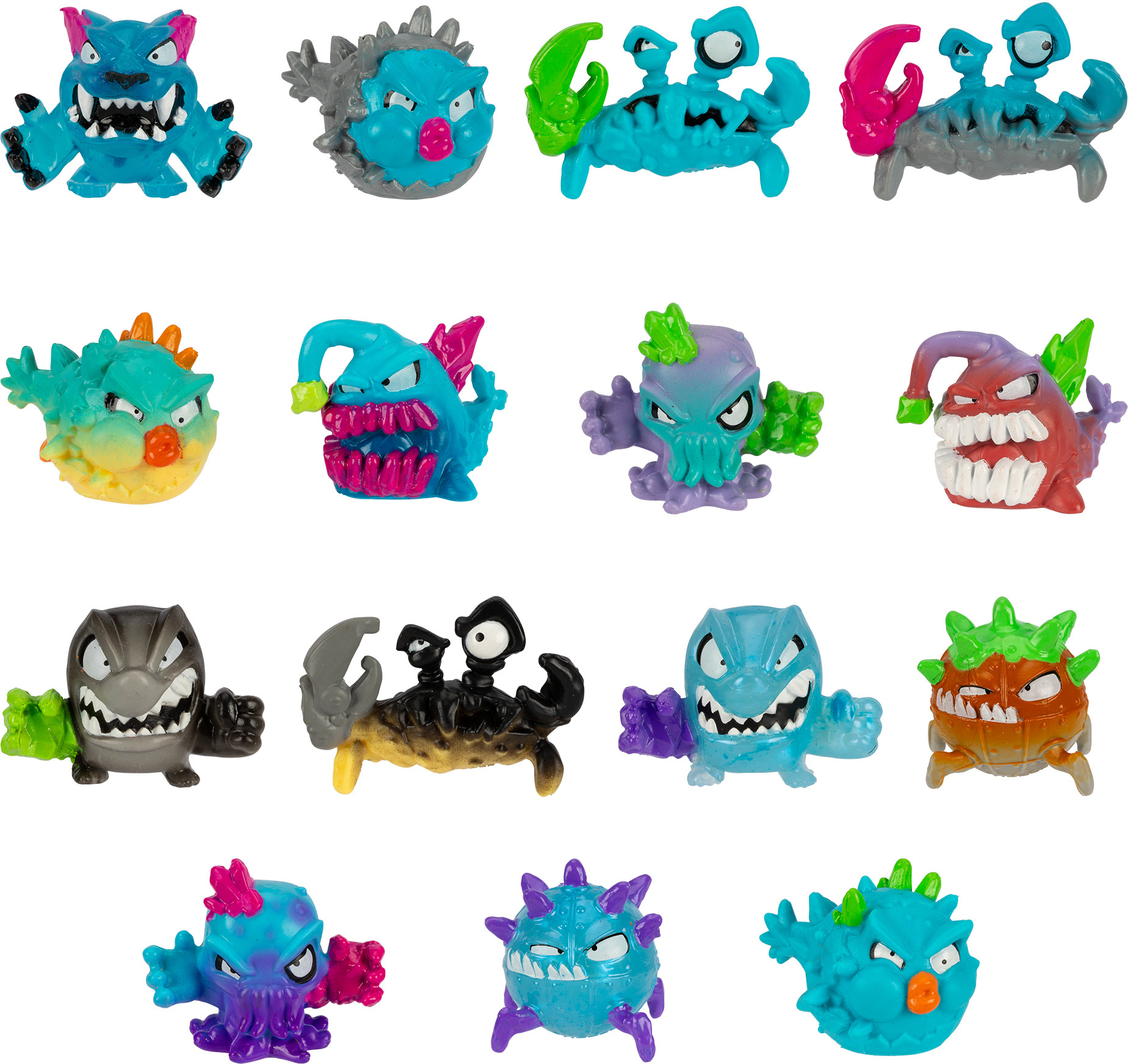 MrBeast Lab Swarms Mega Lab - 12 hahmoa, lajitelma