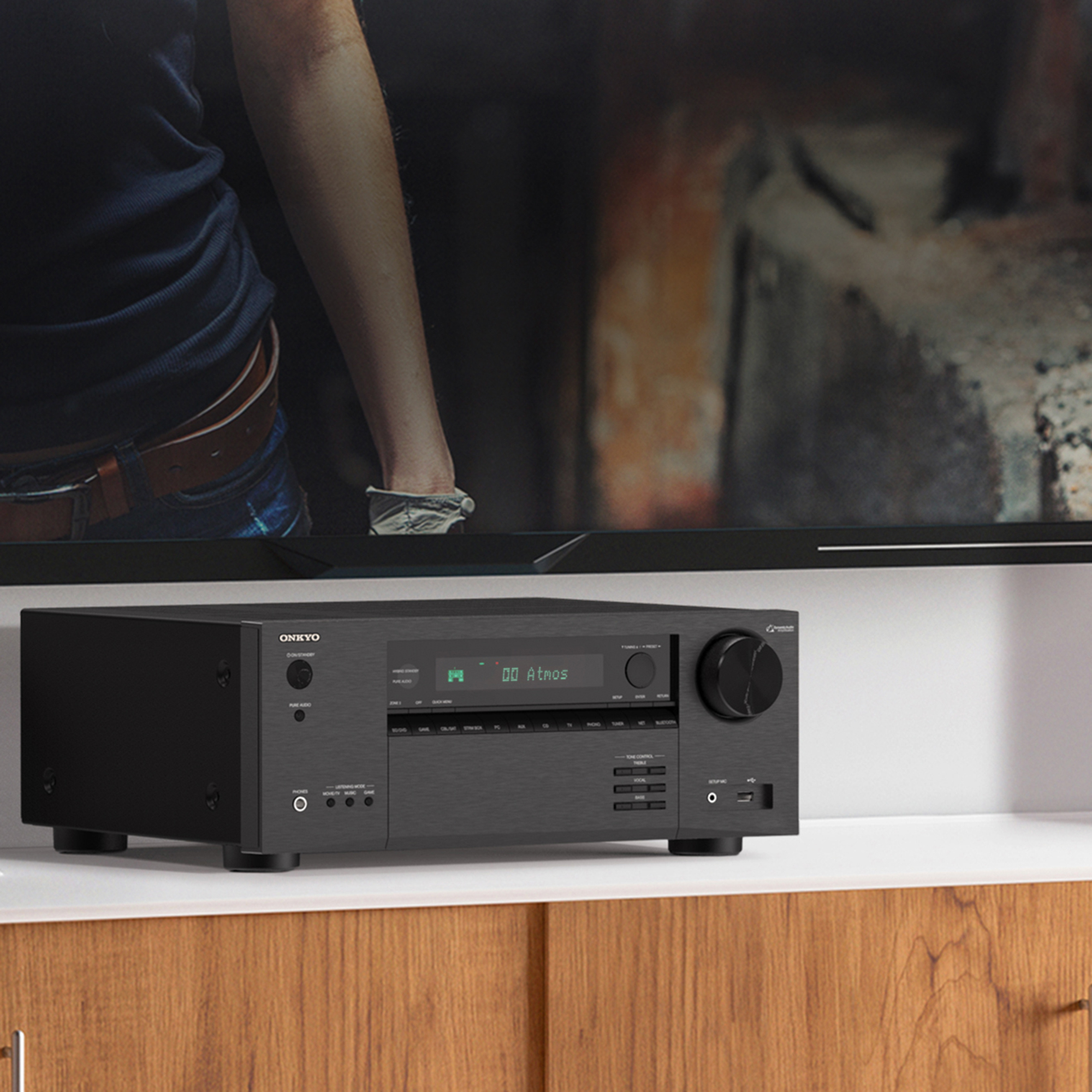 Onkyo TX-NR6050 AV-viritinvahvistin, musta