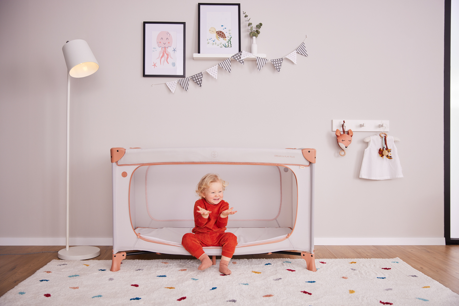 Hauck Sleep N Play Go Plus matkasänky, Dusty Blue