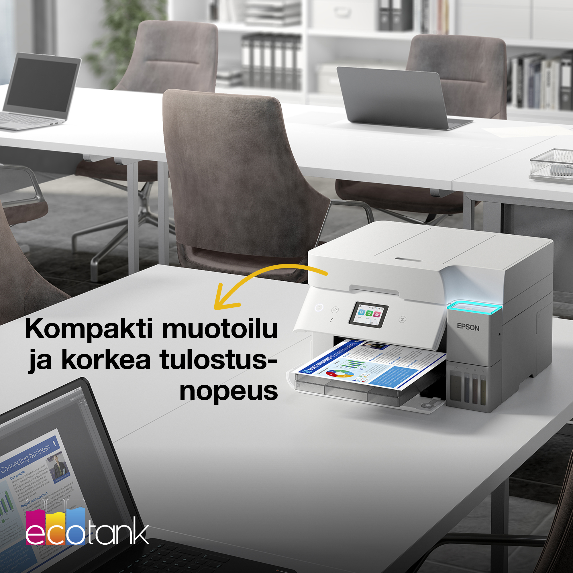 Epson EcoTank ET-2950 monitoimitulostin kaksipuolistulostuksella