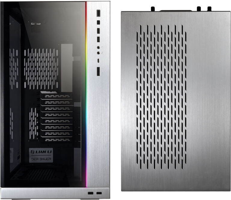 Lian Li O11 Dynamic XL ROG Certified E-ATX-kotelo ikkunalla, hopea
