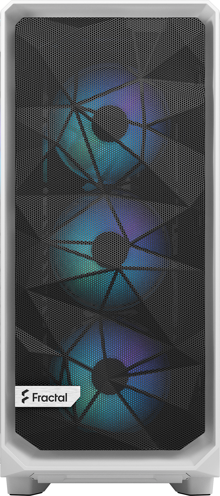 Fractal Design Meshify 2 Compact RGB ATX-kotelo ikkunalla valkoinen