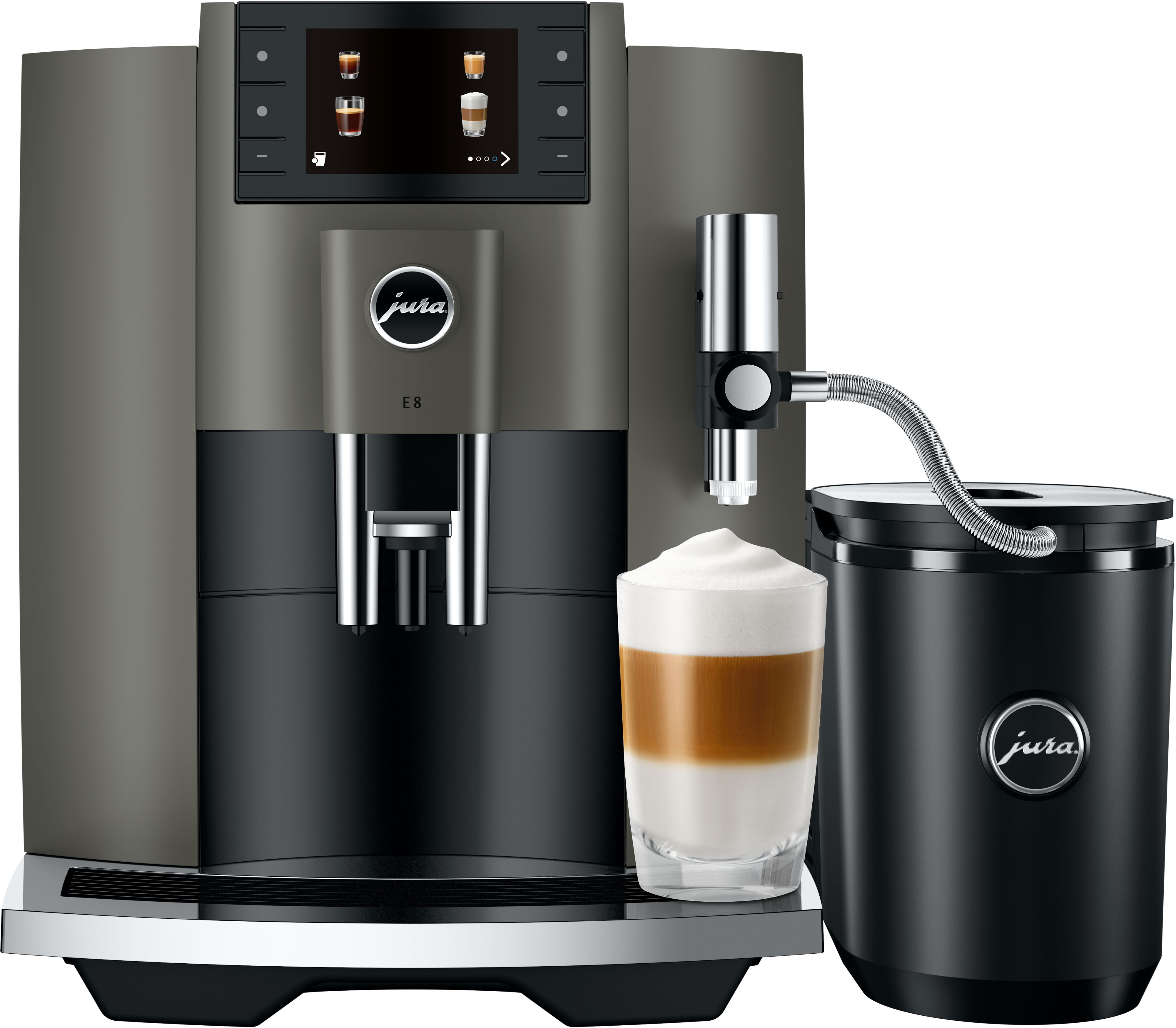Jura E8 Dark Inox EC kahvikone