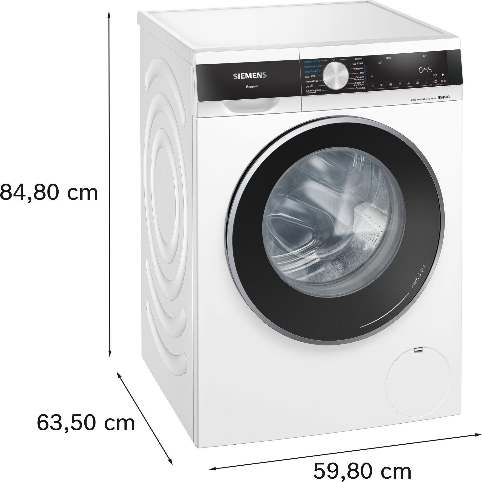Siemens WN54G2A0DN  iQ500 kuivaava pesukone